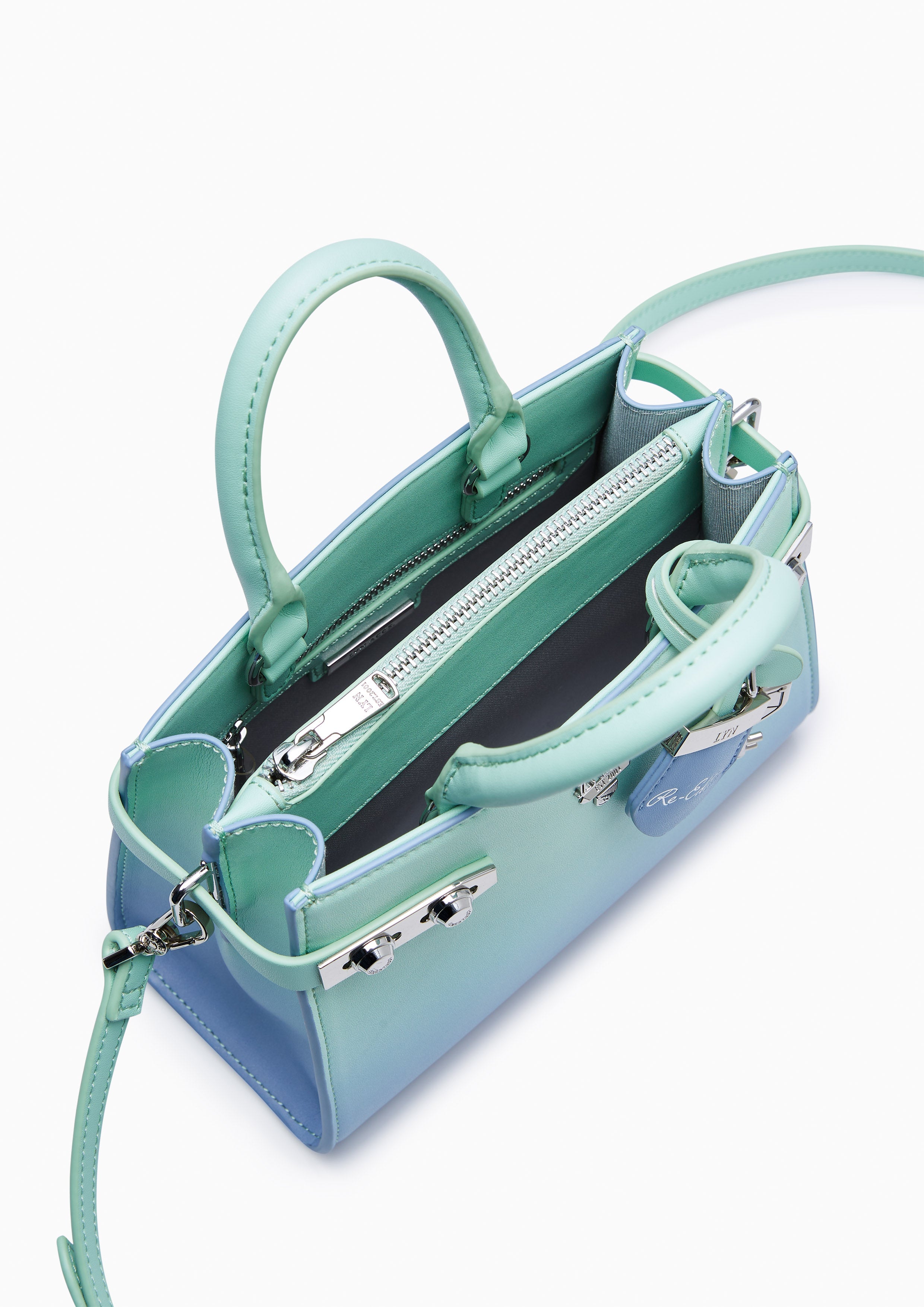 Re-Edit Ray Fineness Flap S Crossbody Bag Green