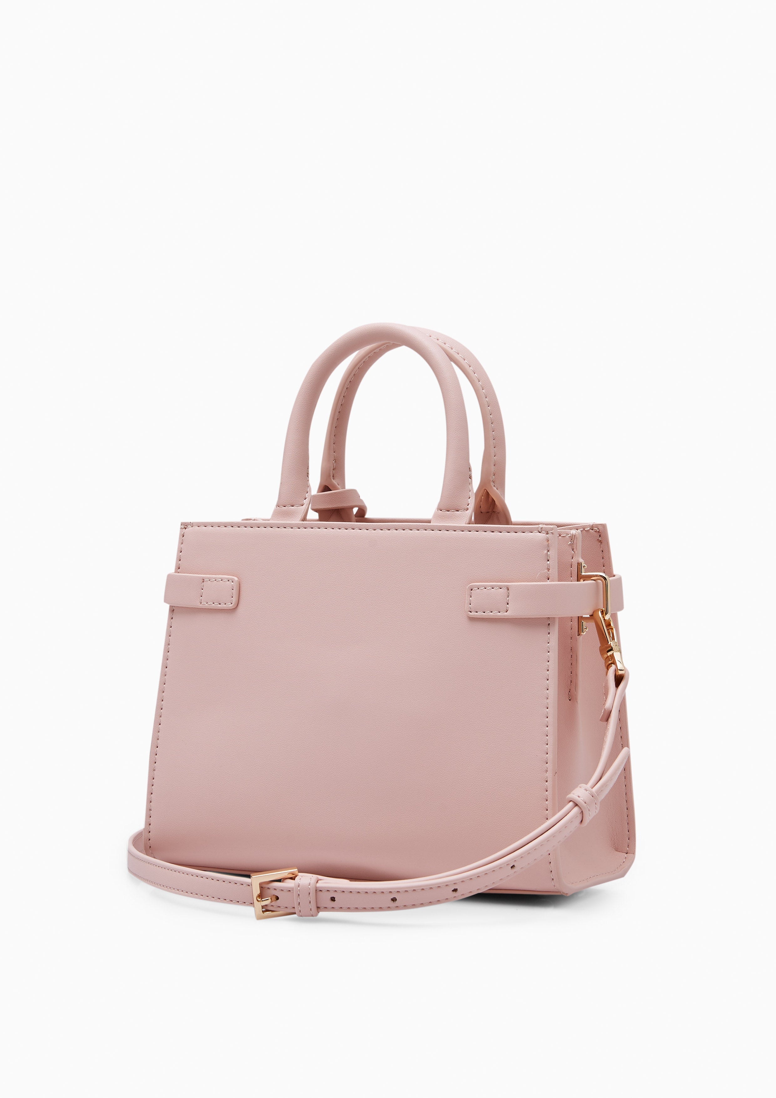 Re-Edit Ray Fineness Flap S Crossbody Bag Light Pink