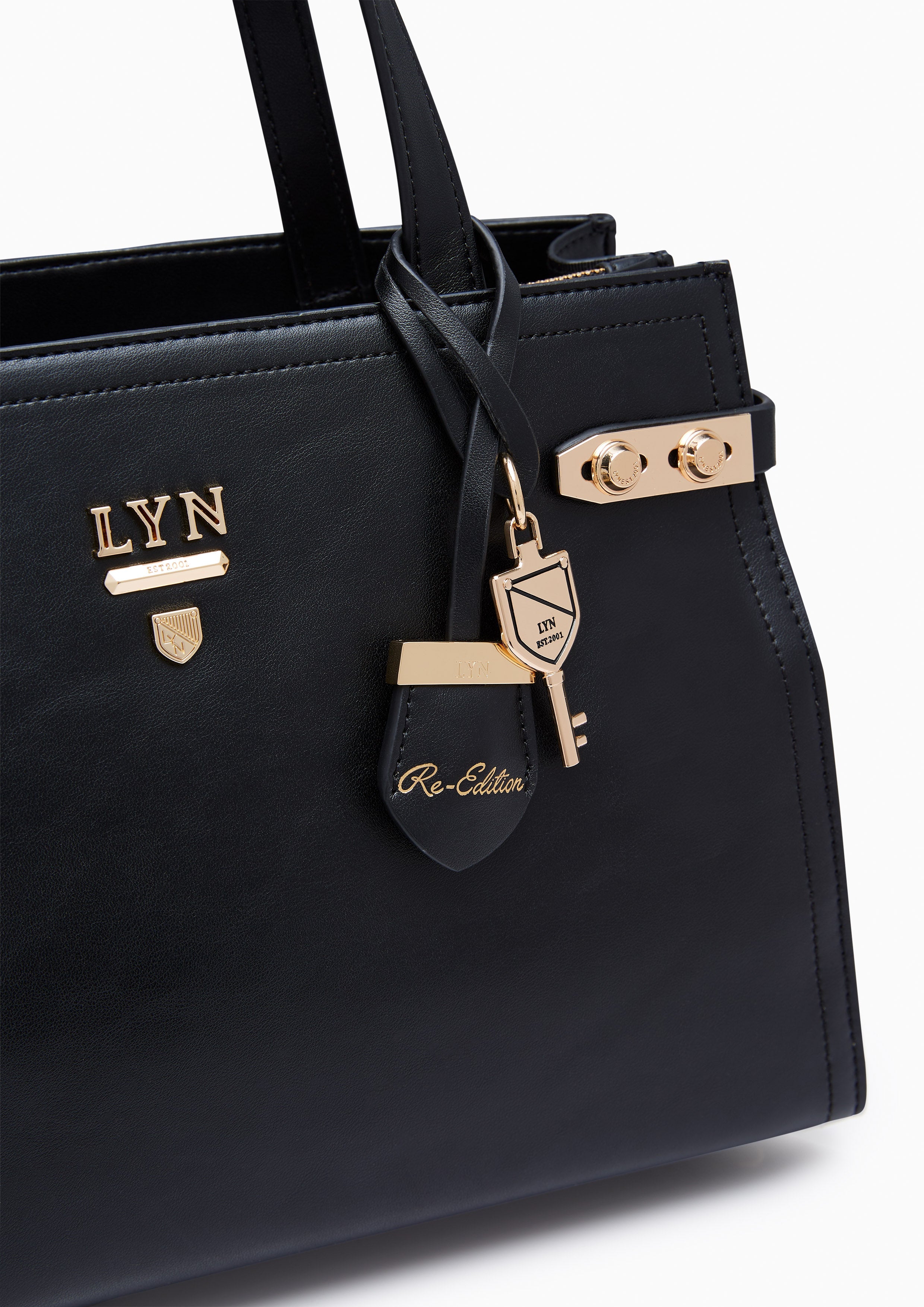 Re-Edit Fineness Oversize Handbag Black