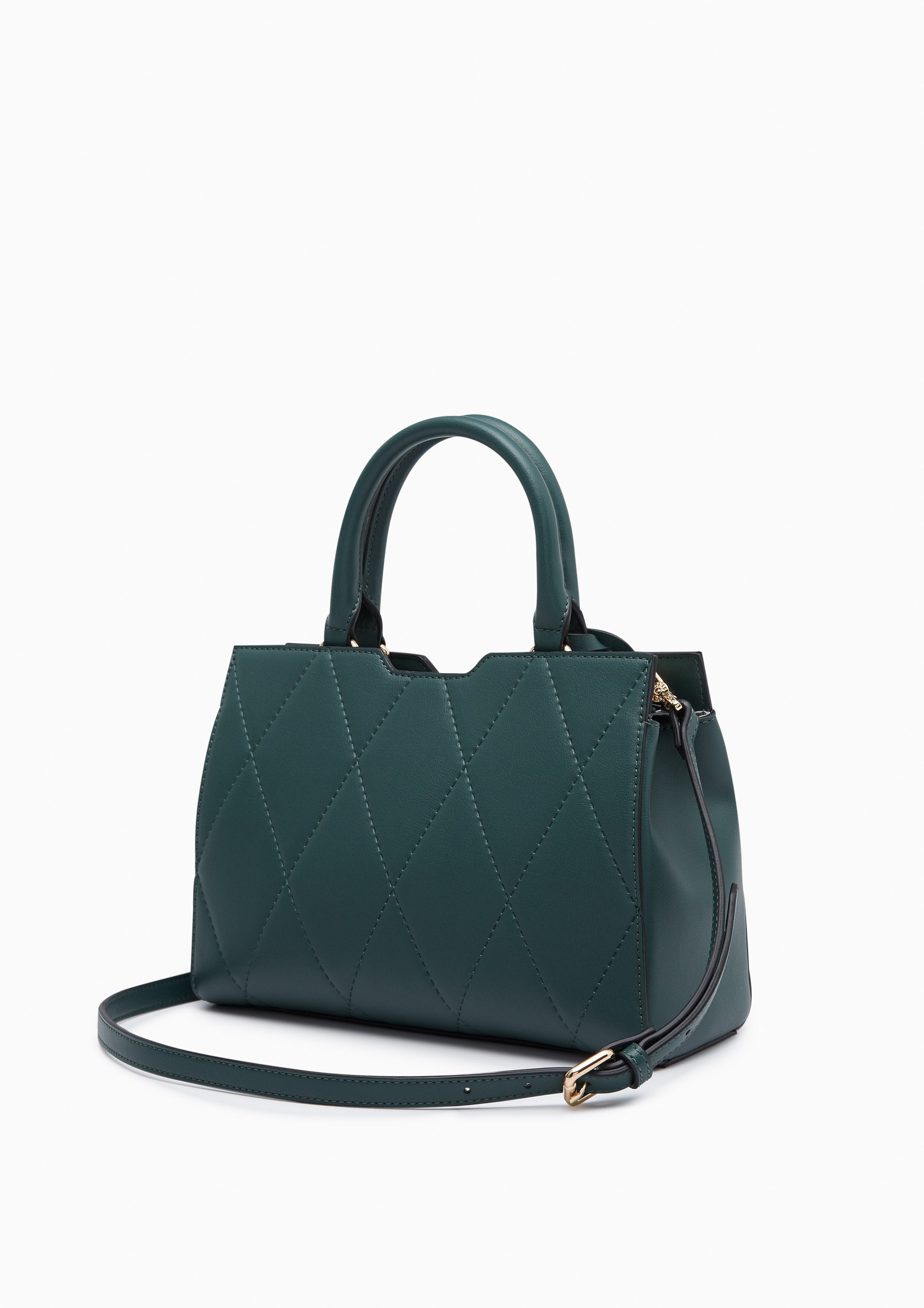 Galactiga Quilt M Crossbody Bag Green