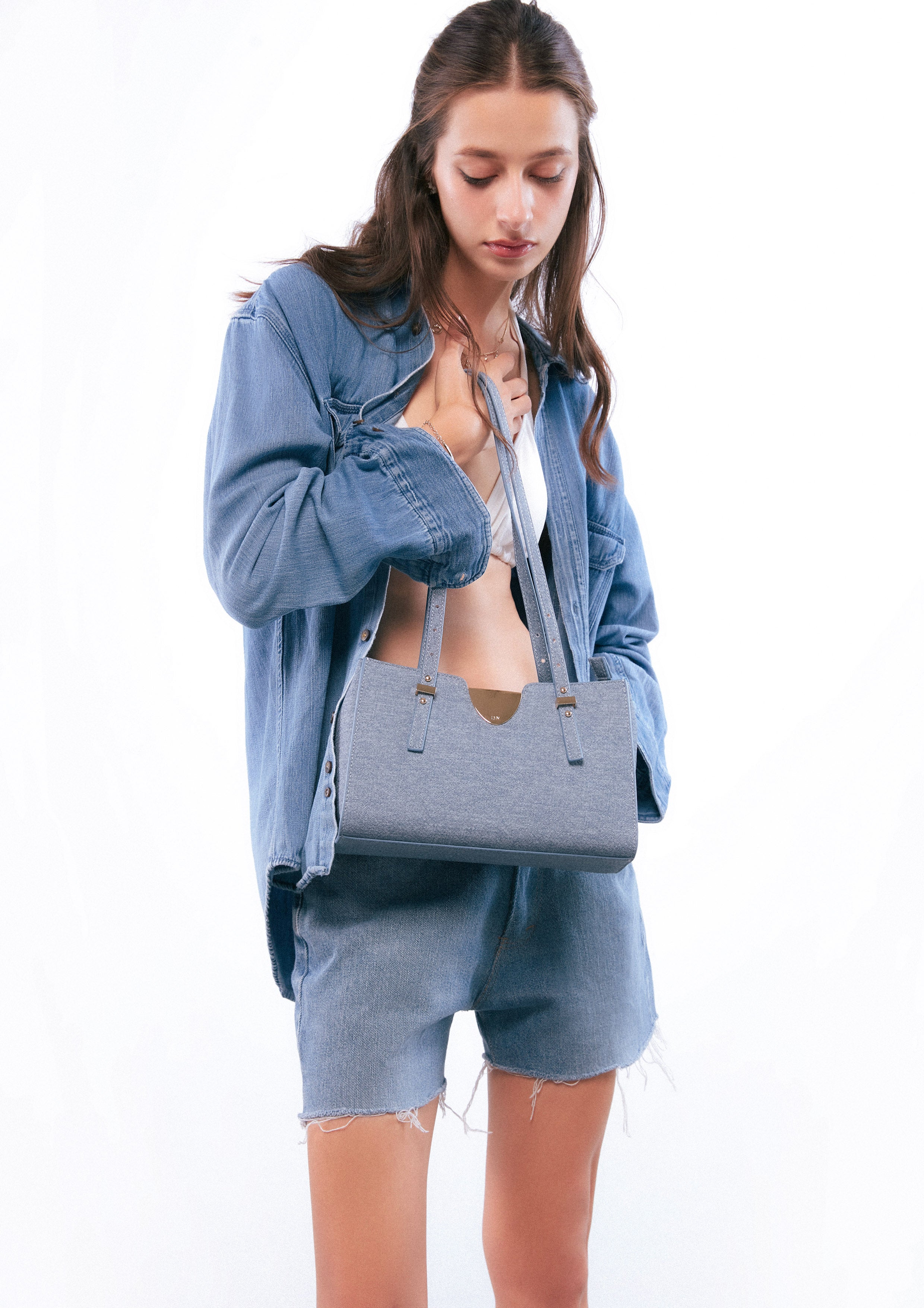 Amuse M Tote Bag Blue