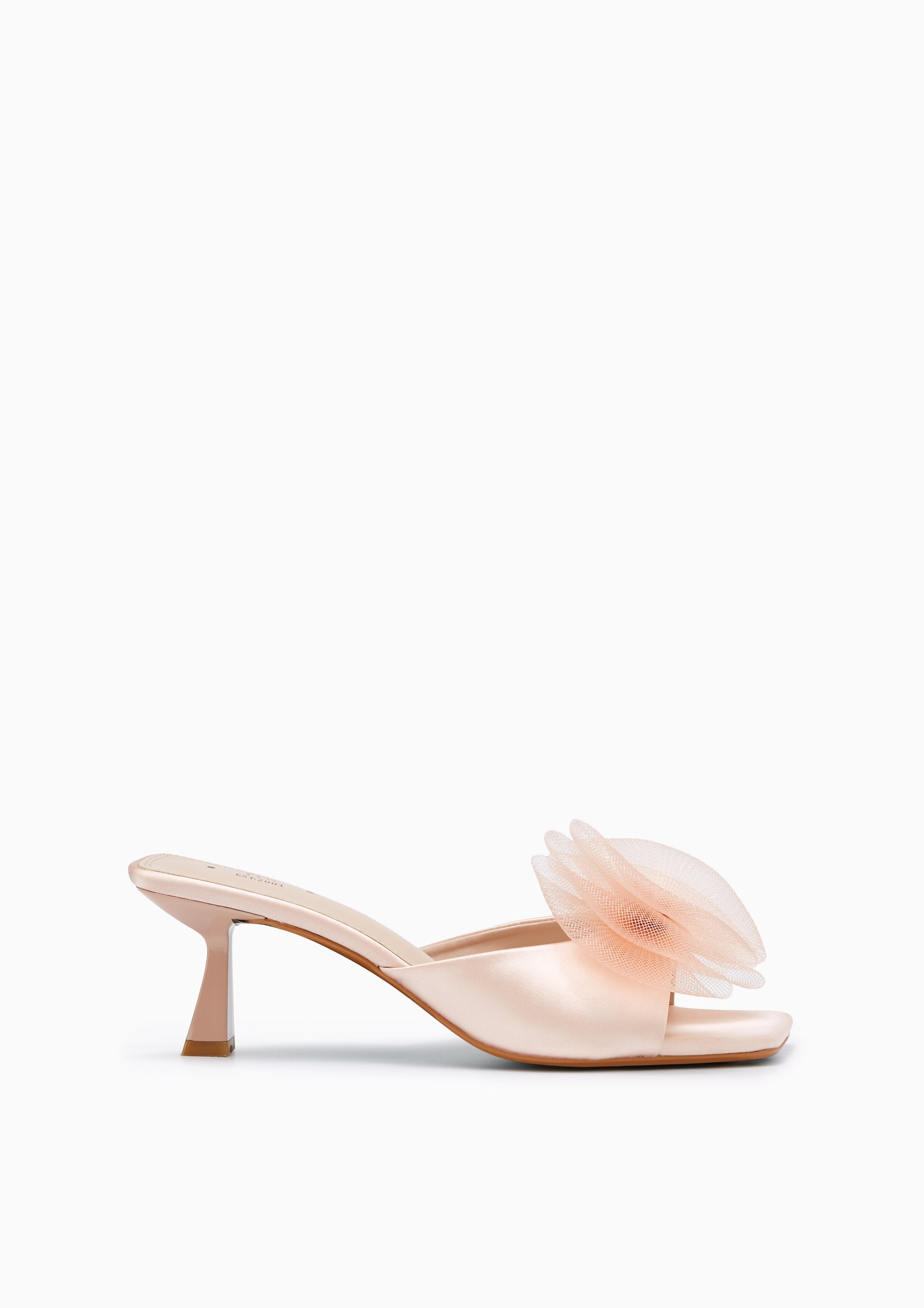 Babbie Mid Heel Sandals Nude