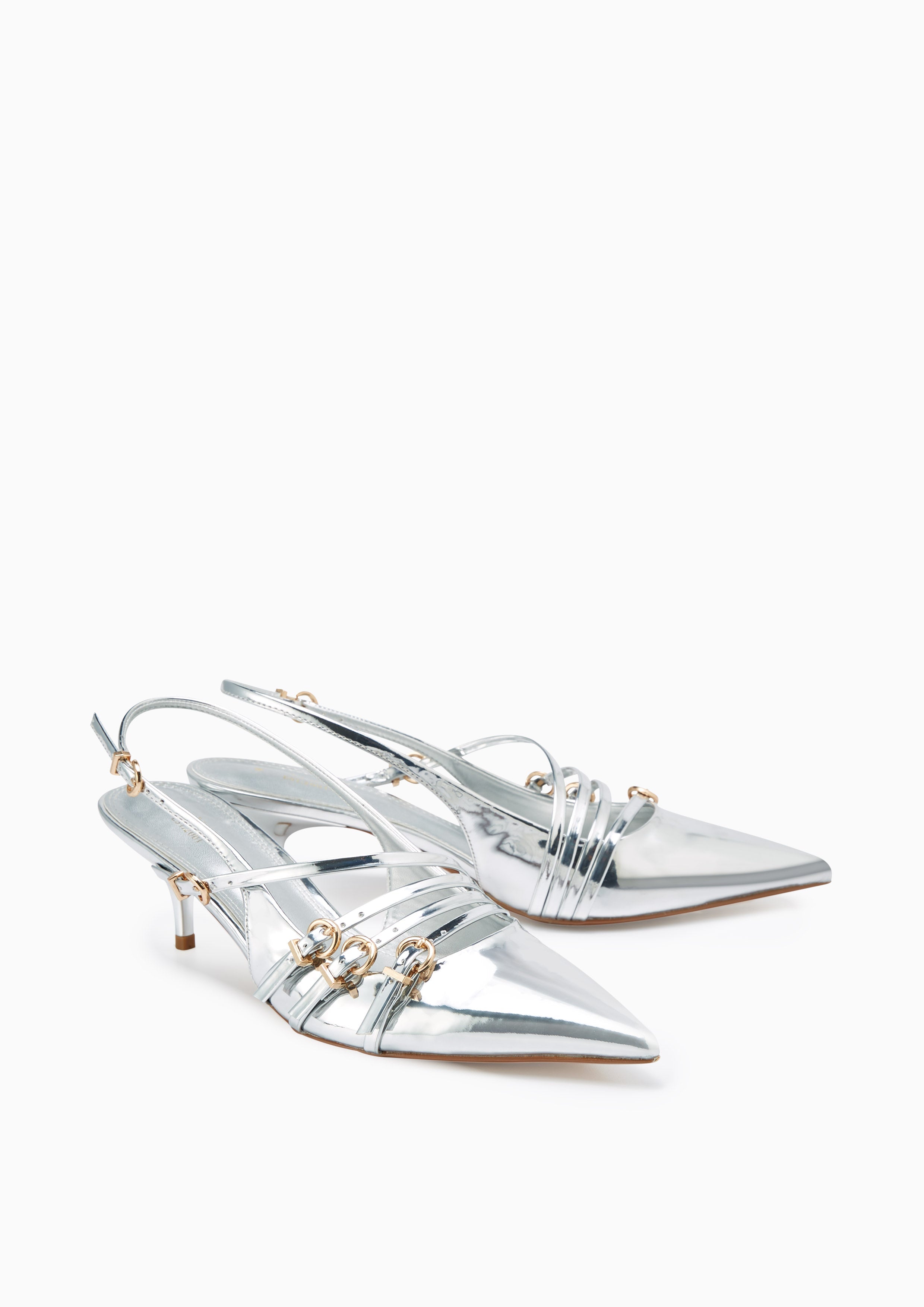 Baojin Heels Silver