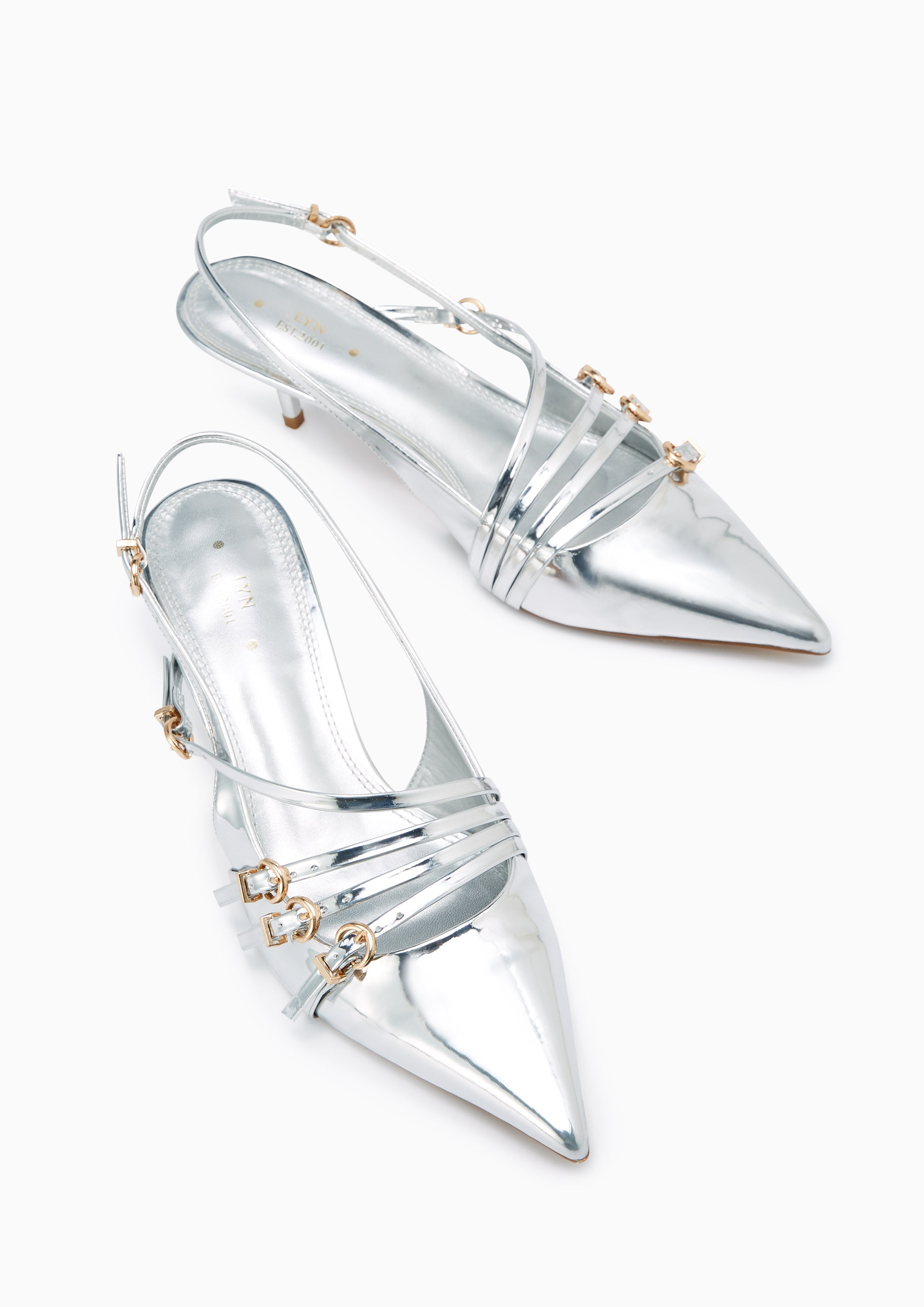 Baojin Heels Silver