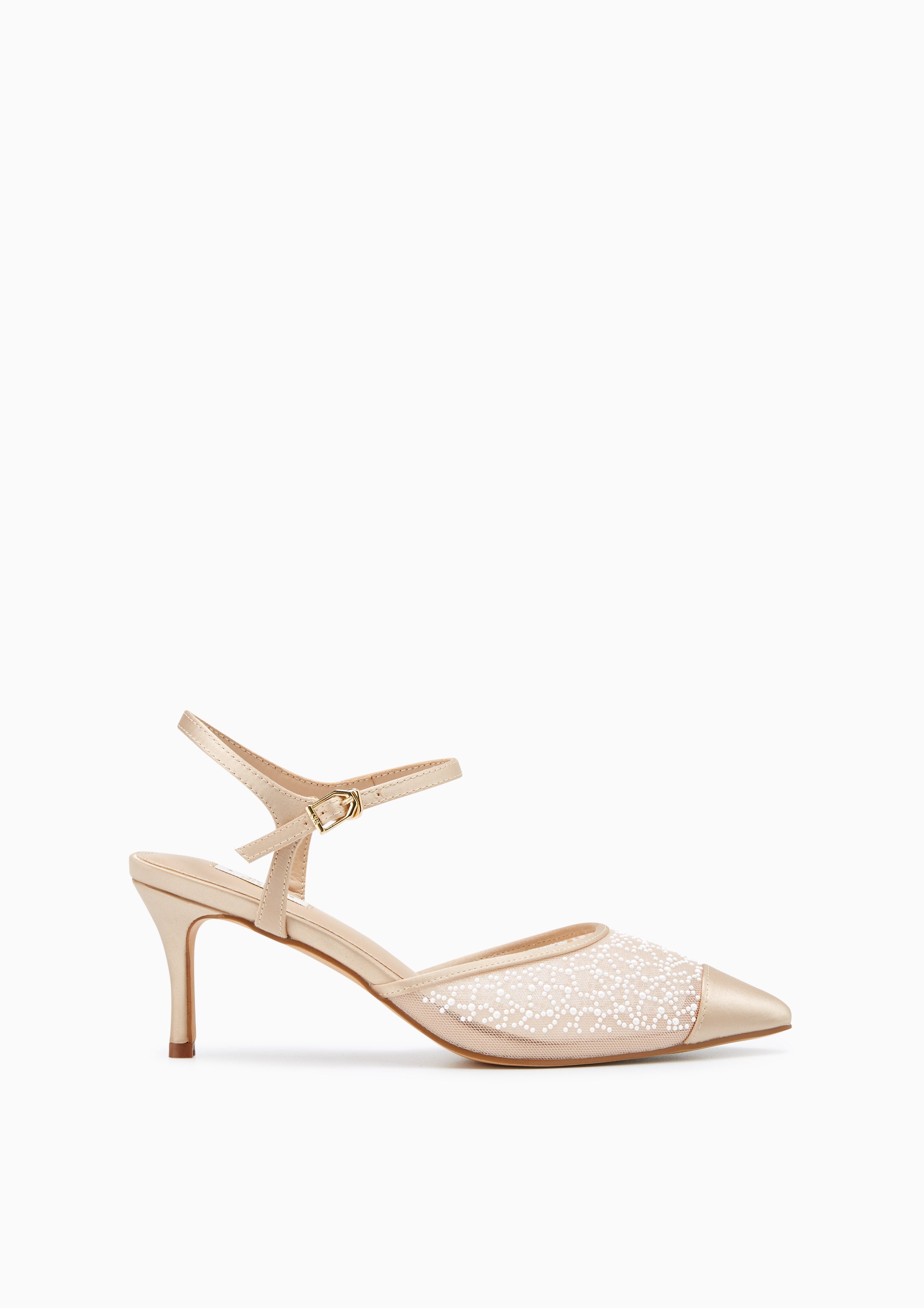 Bridemaids High Heel Slingbacks Beige