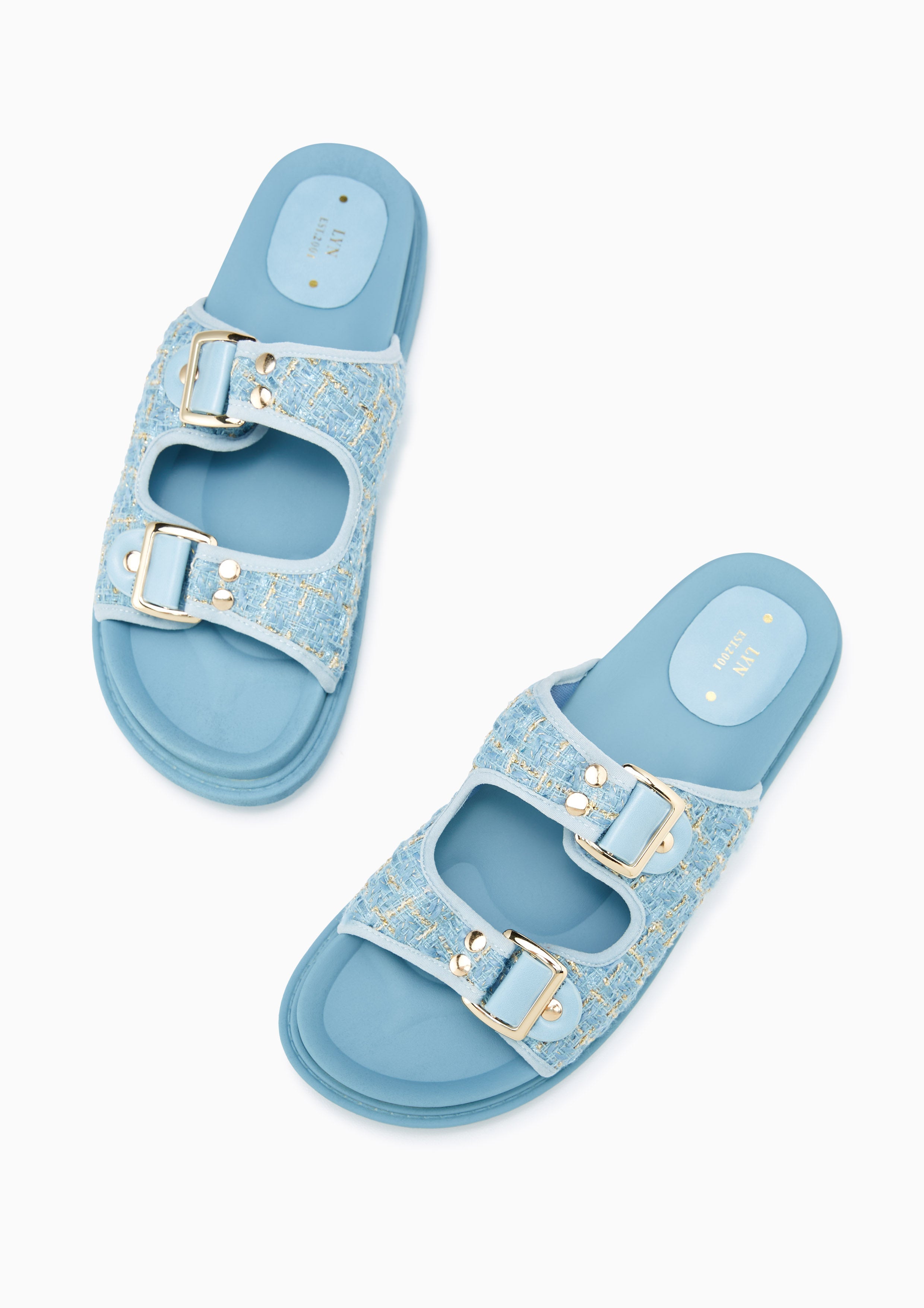 Berries Flat Sandals Blue