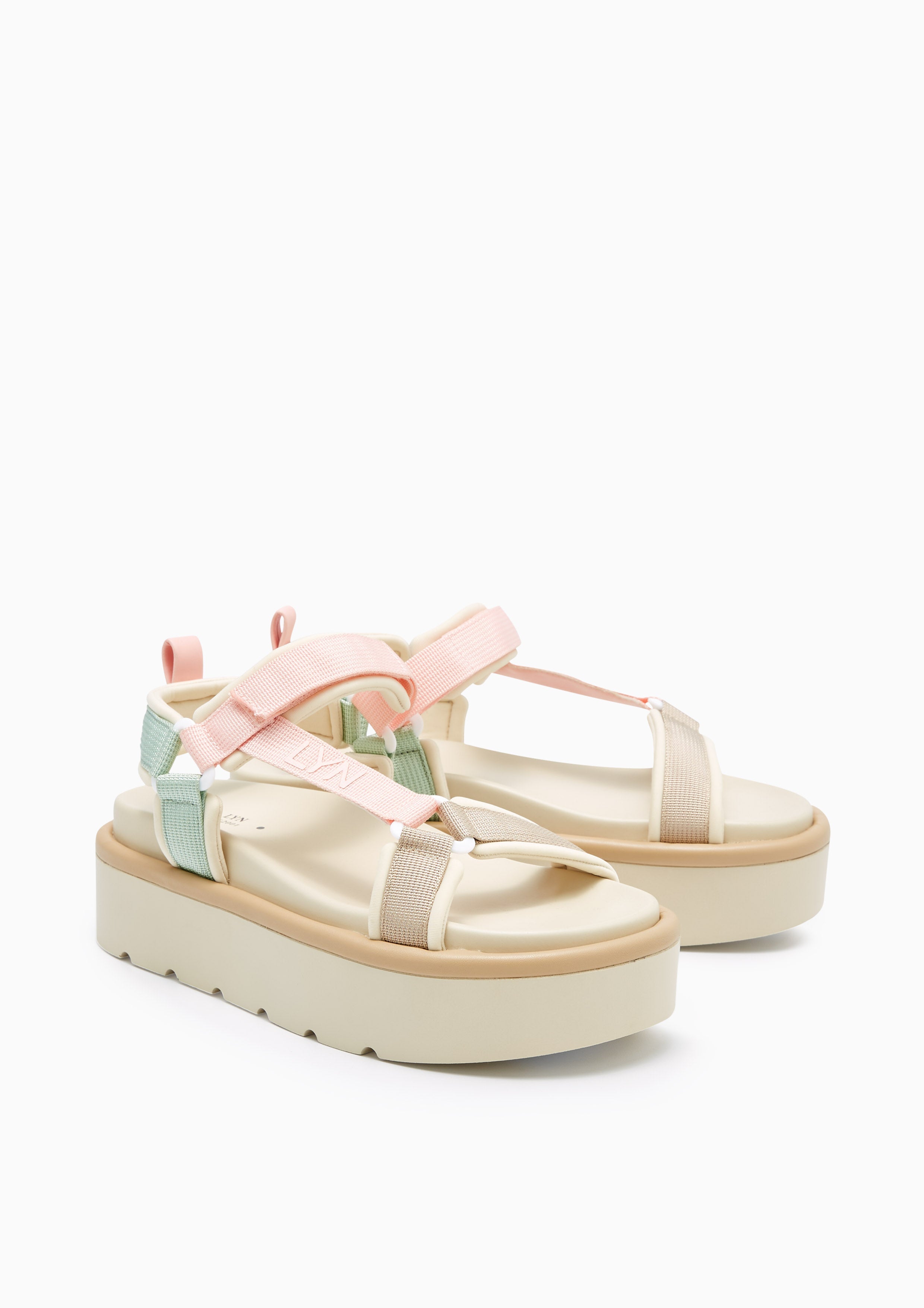 Hunter Multi Platform Sandals Pink