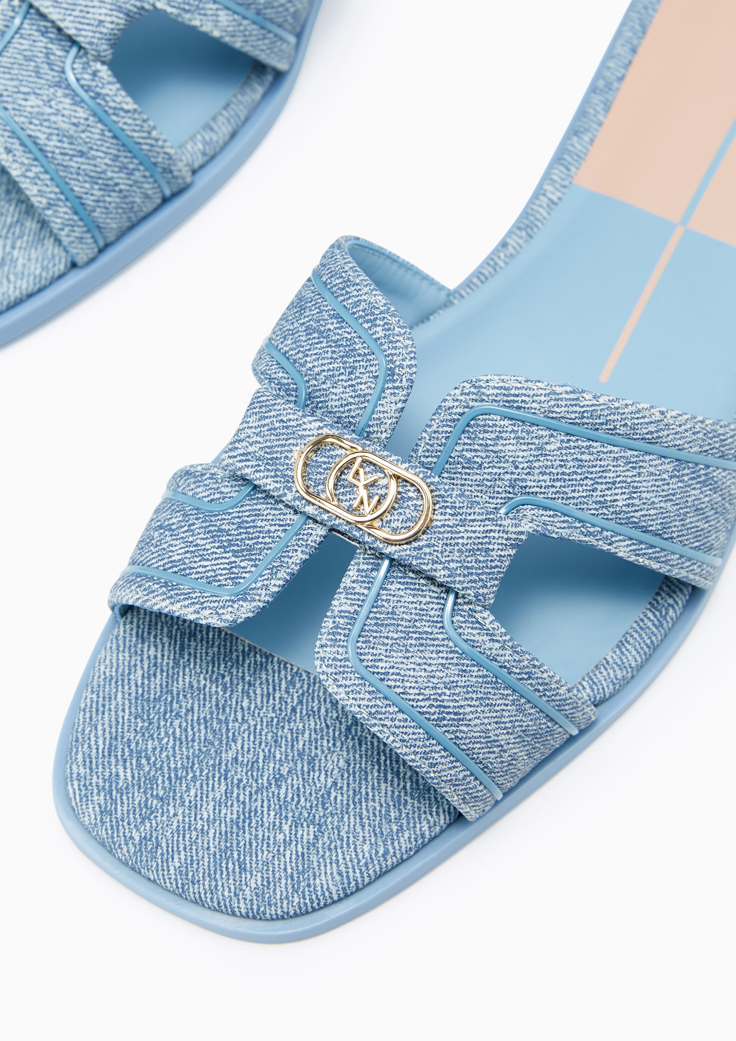 Hey Denim Sandals Blue