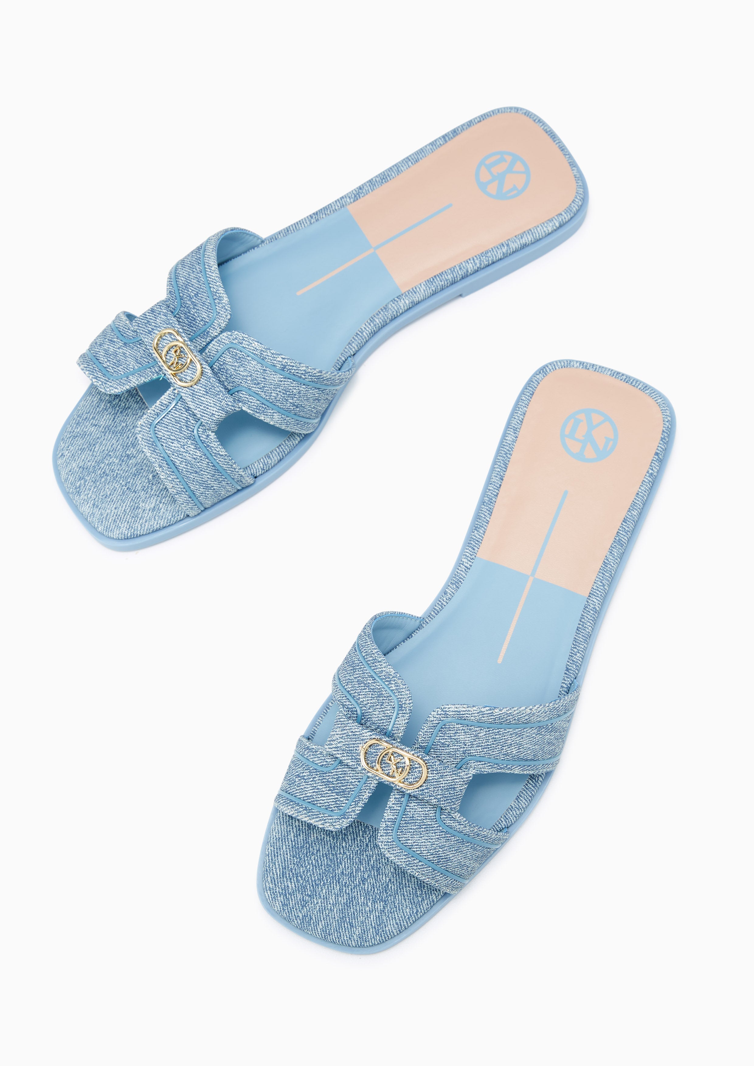 Hey Denim Sandals Blue