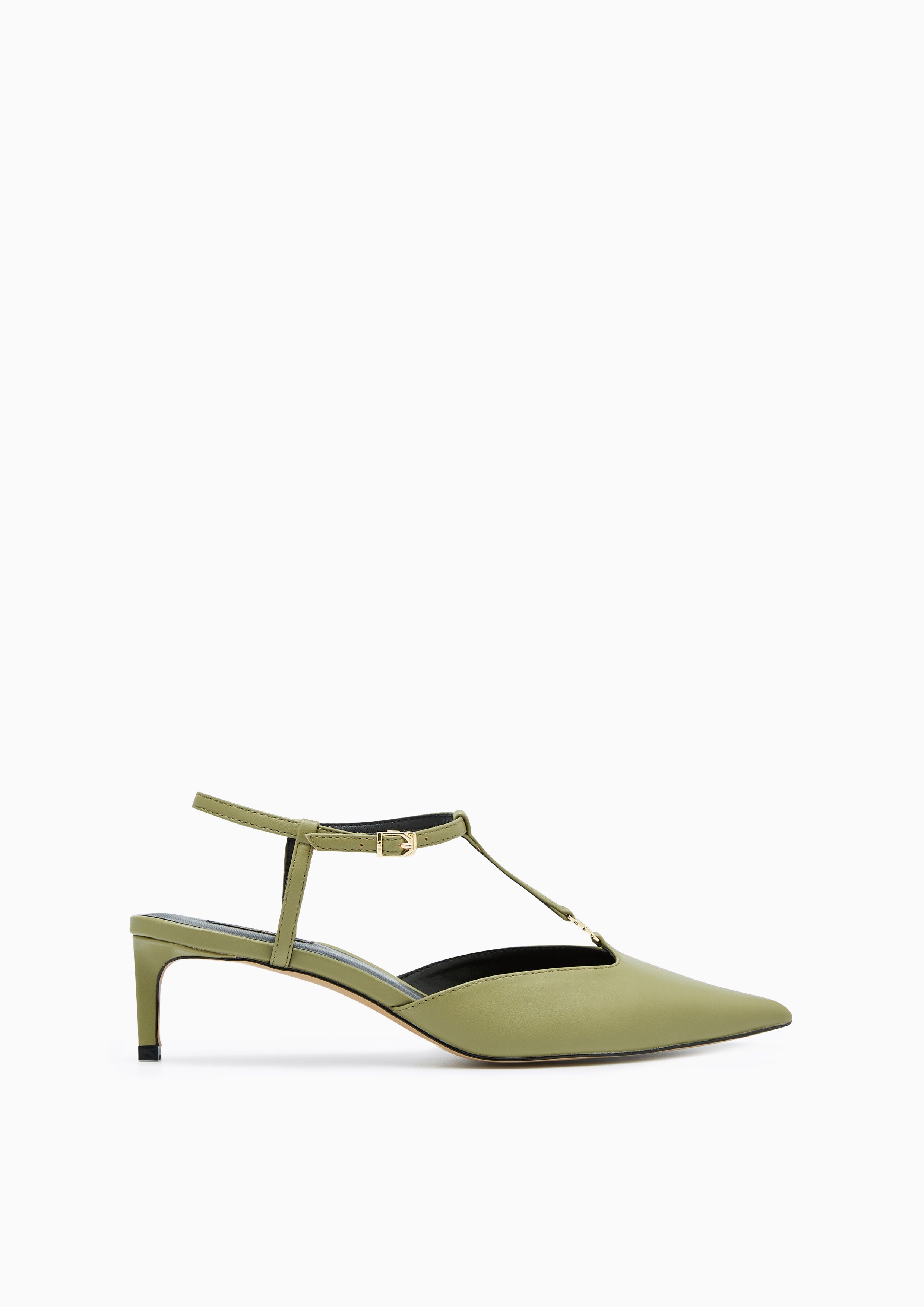 Cady Mid Heel Sandals Green