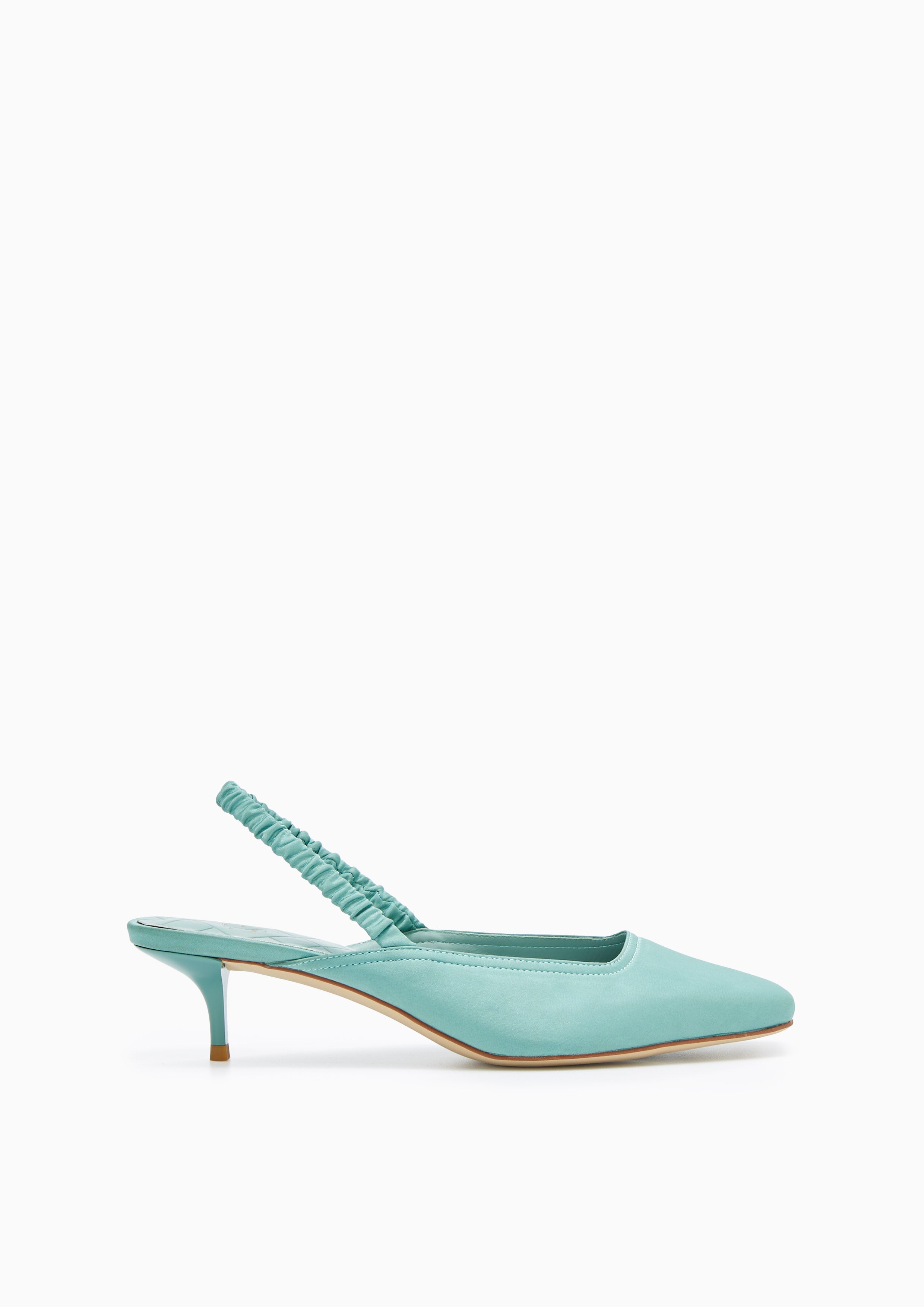 Bonus Low Heel Slingbacks Green