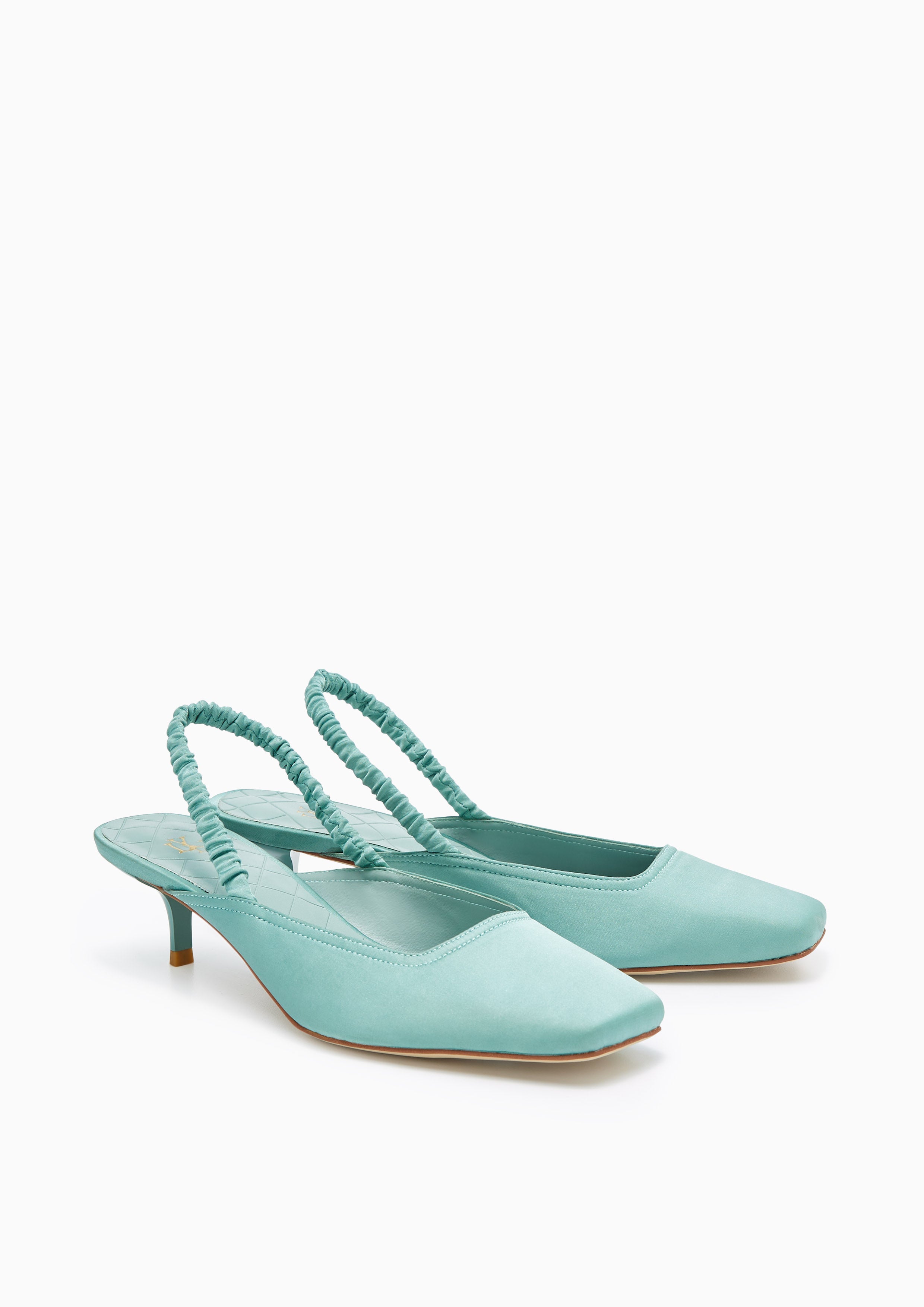 Bonus Low Heel Slingbacks Green