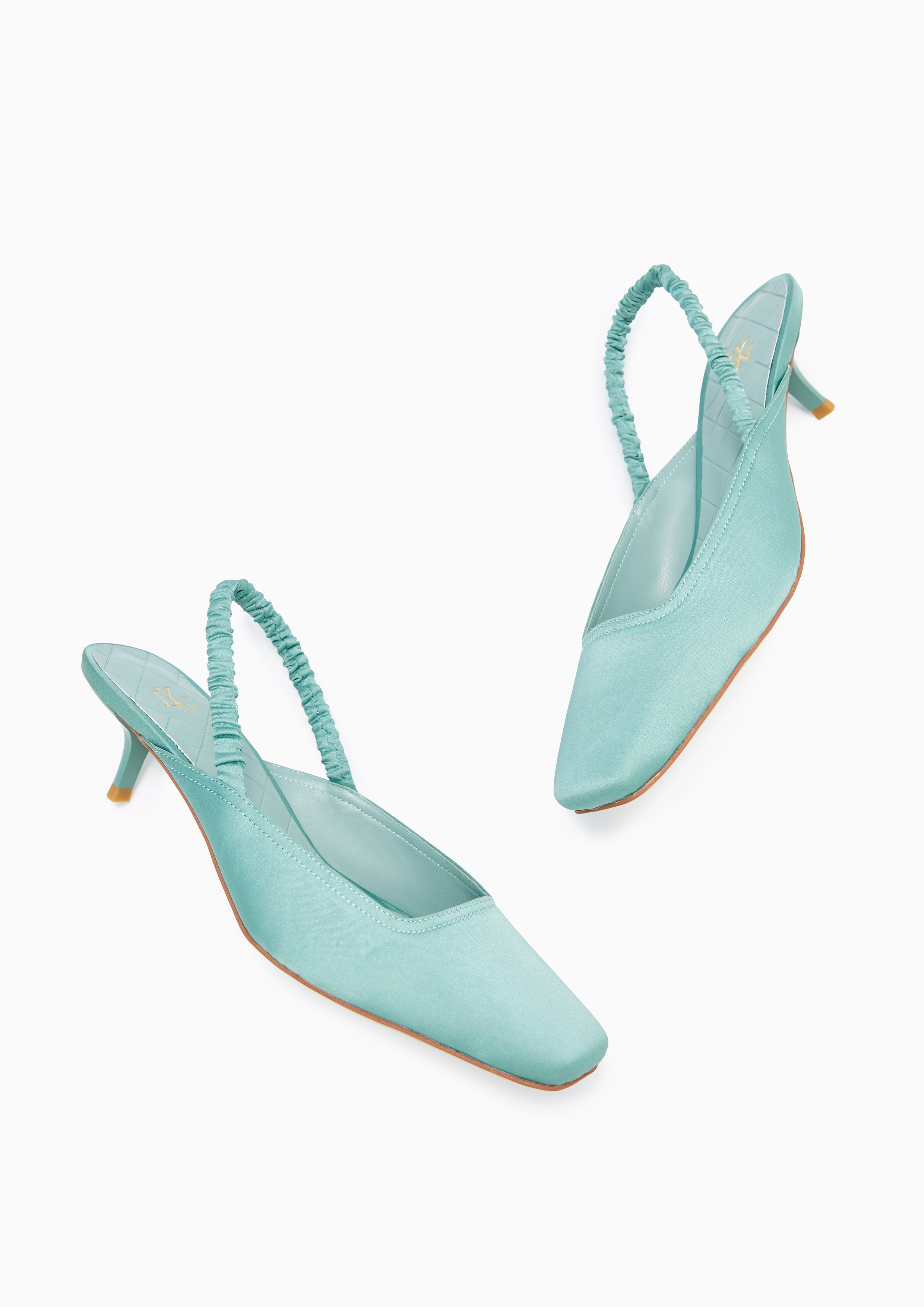 Bonus Low Heel Slingbacks Green