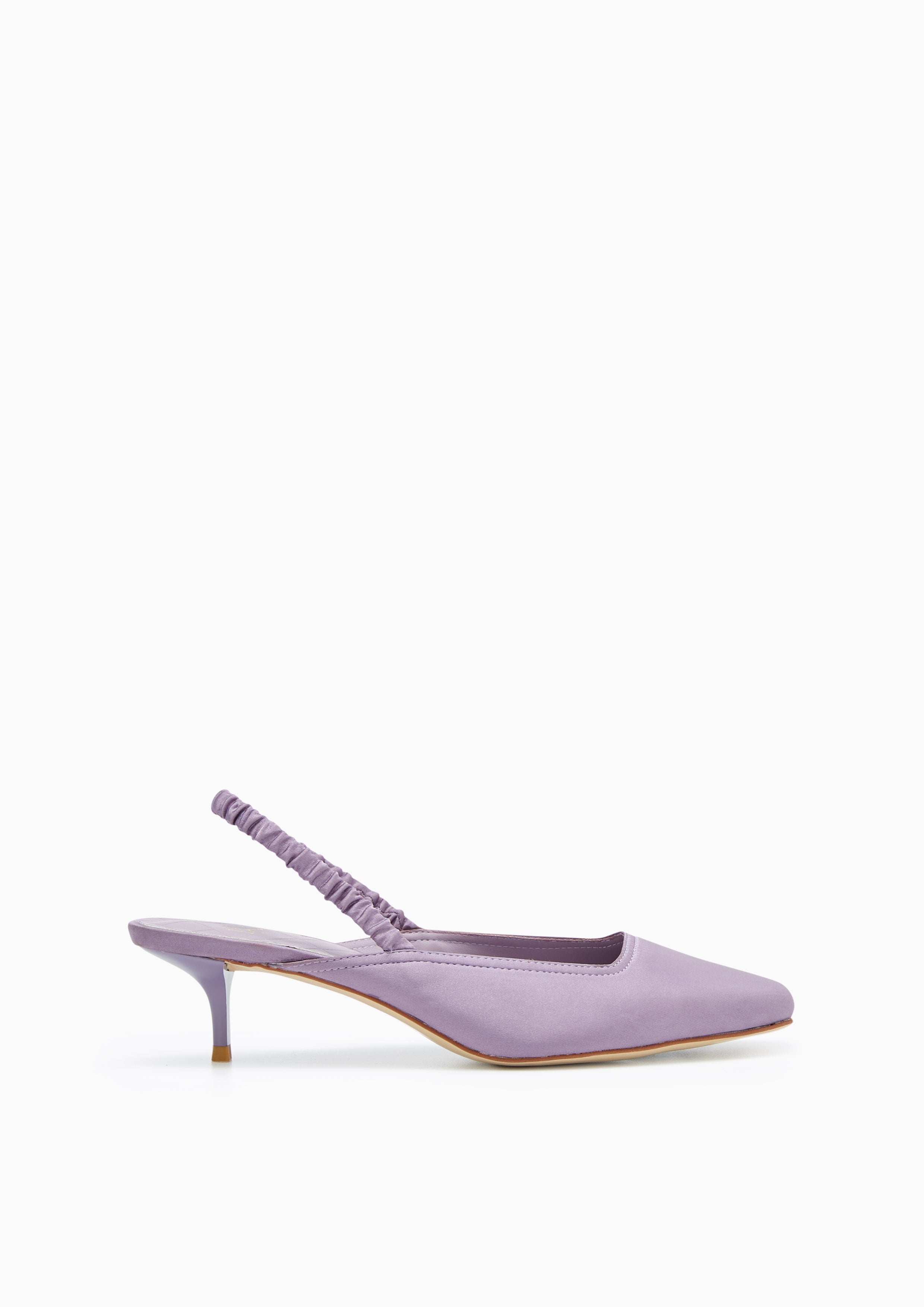 Bonus Low Heel Slingbacks Purple