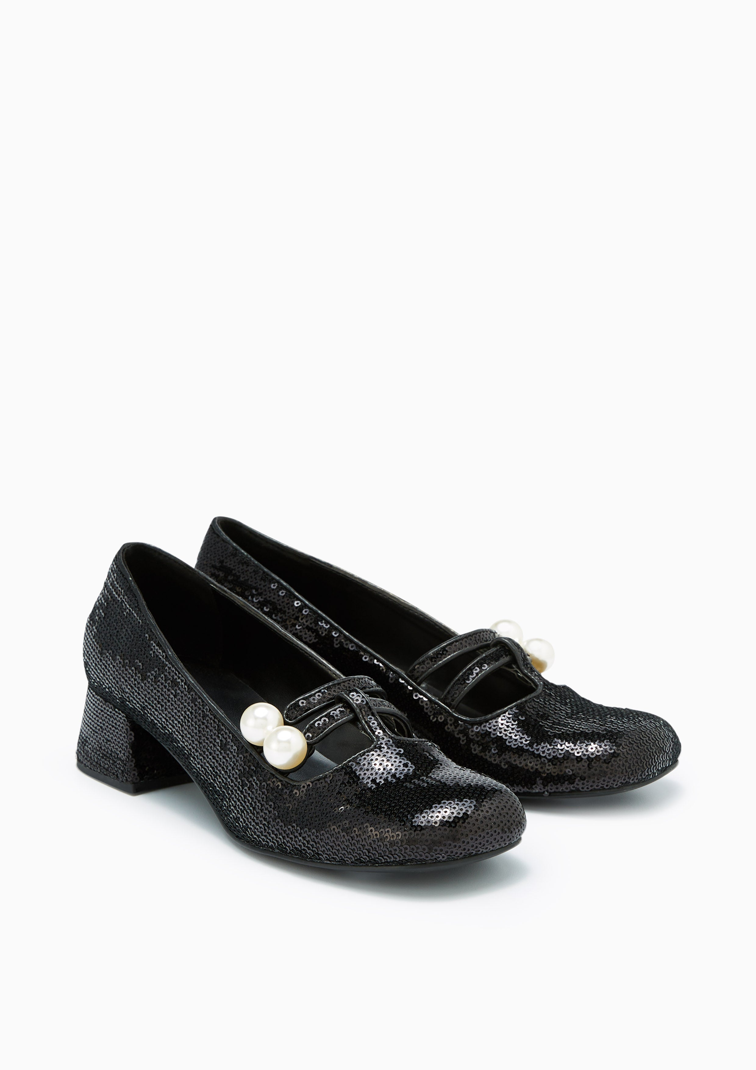 Mux Low Heel Ballerinas Black