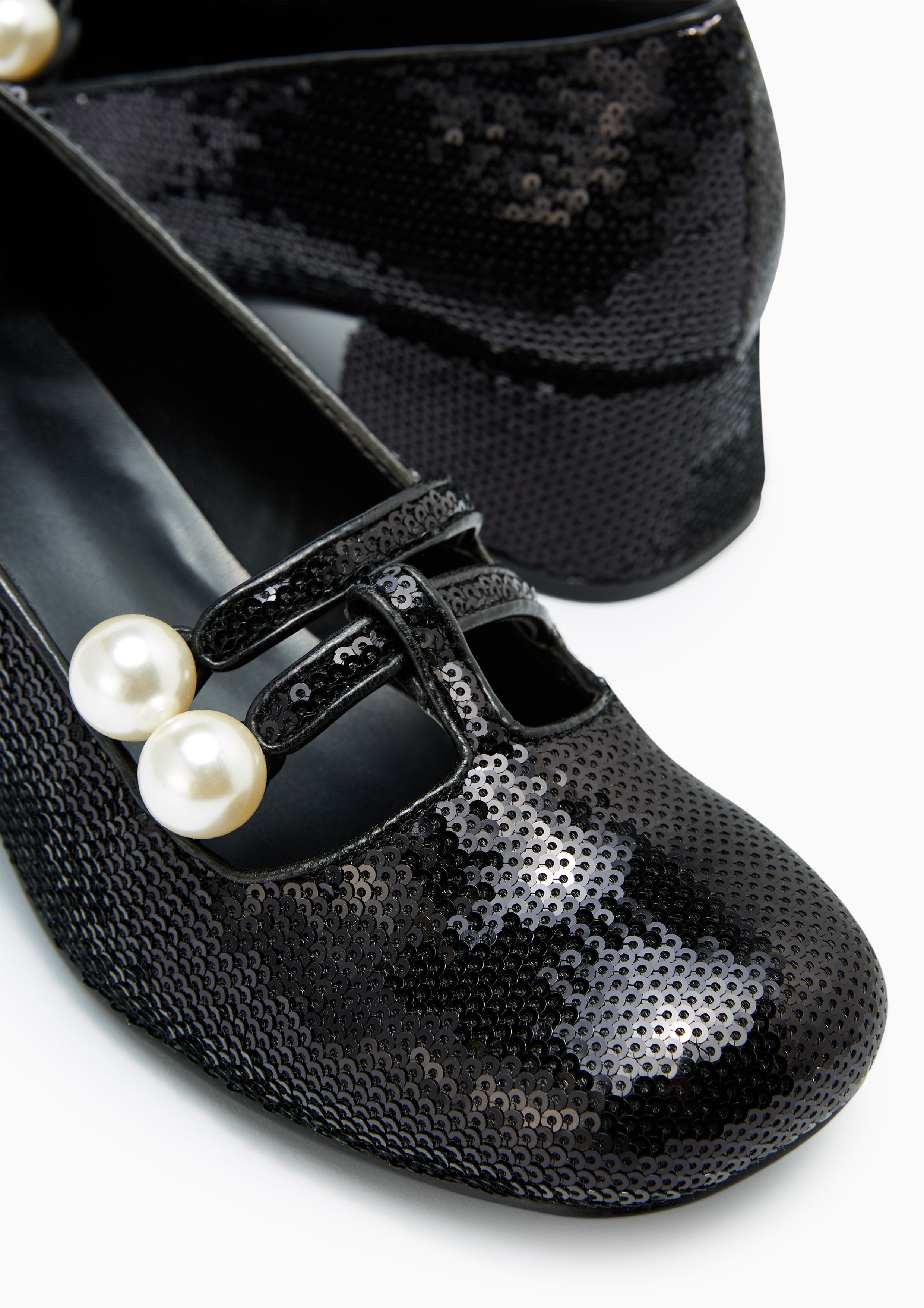 Mux Low Heel Ballerinas Black