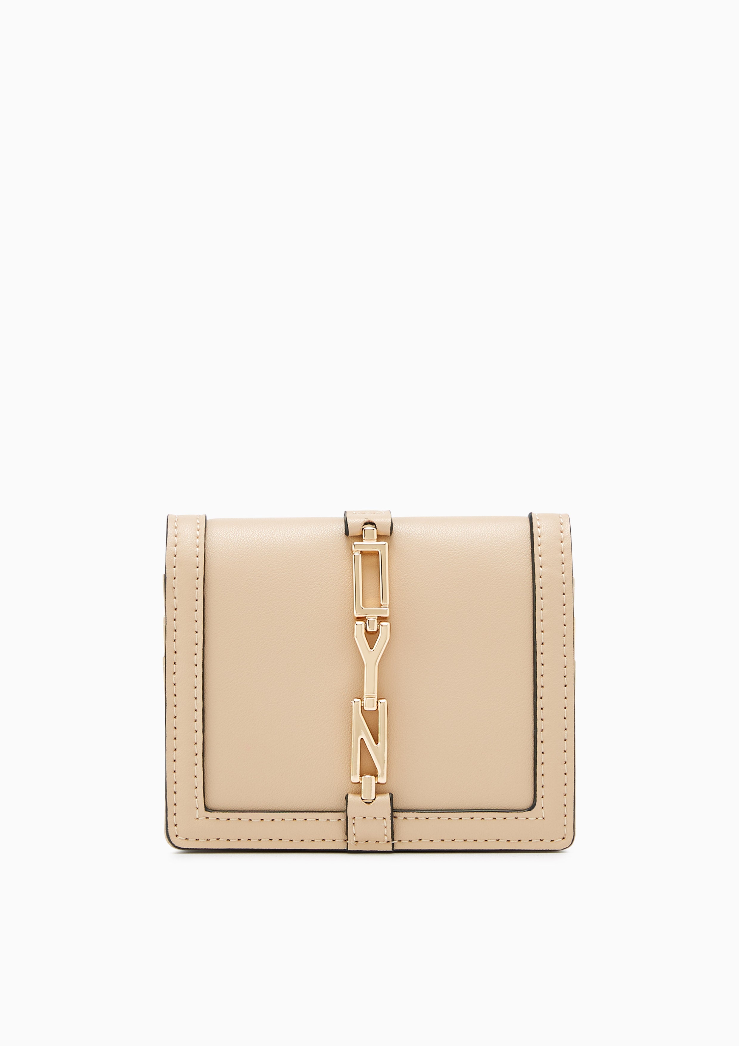 Mony Short Wallet Beige