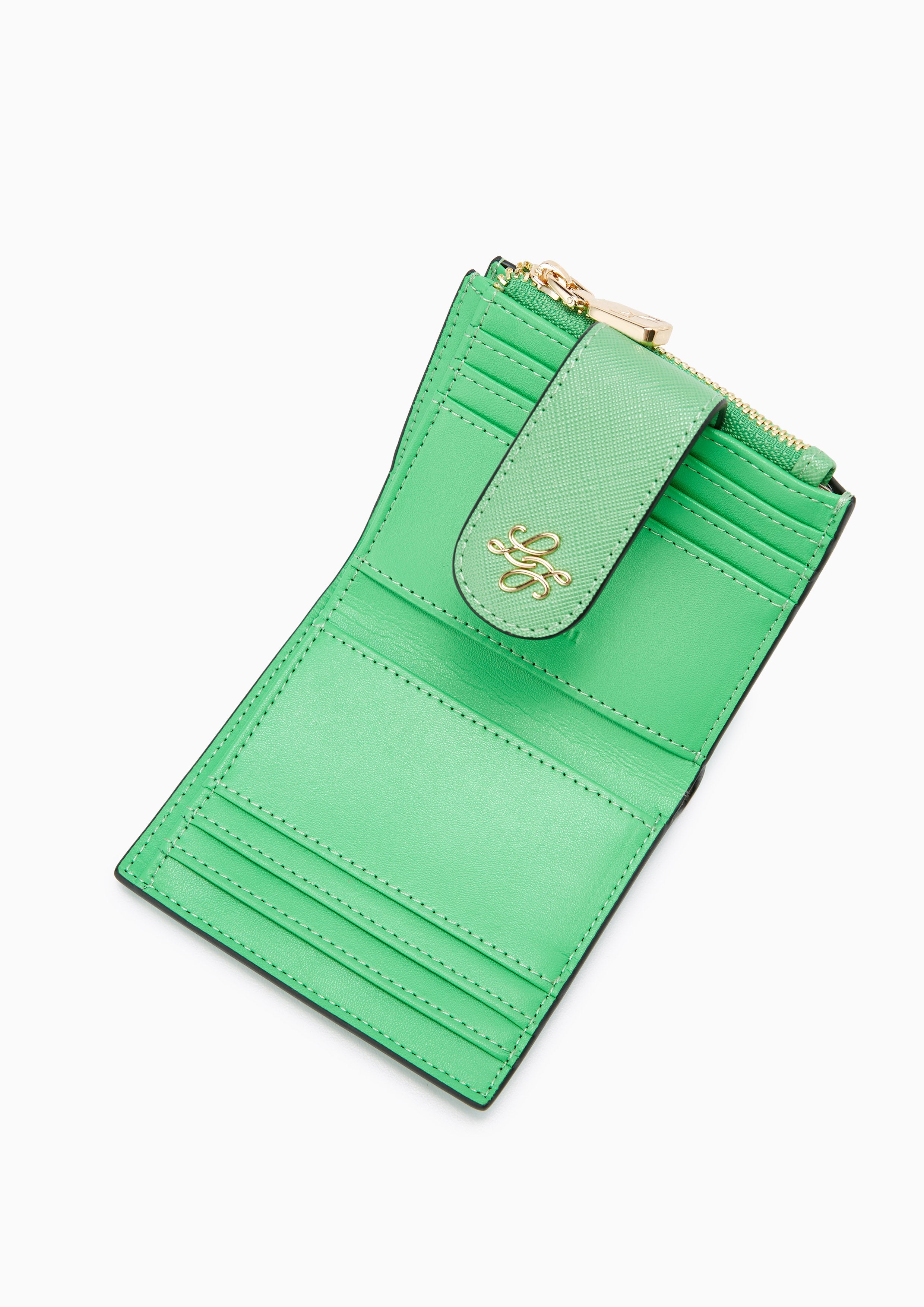 Tove Short Wallet Green