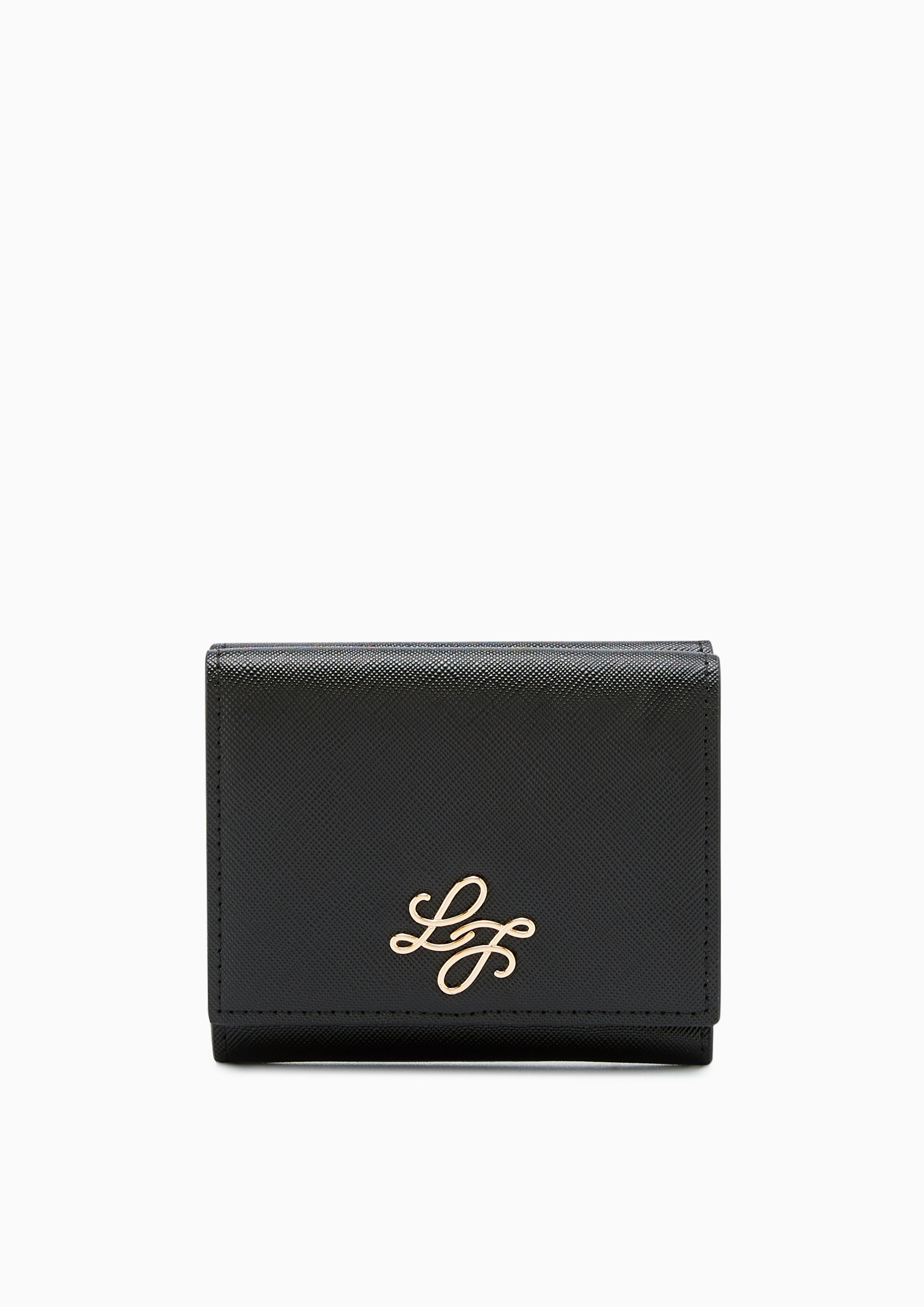 Tove Trifold Short Wallet Black