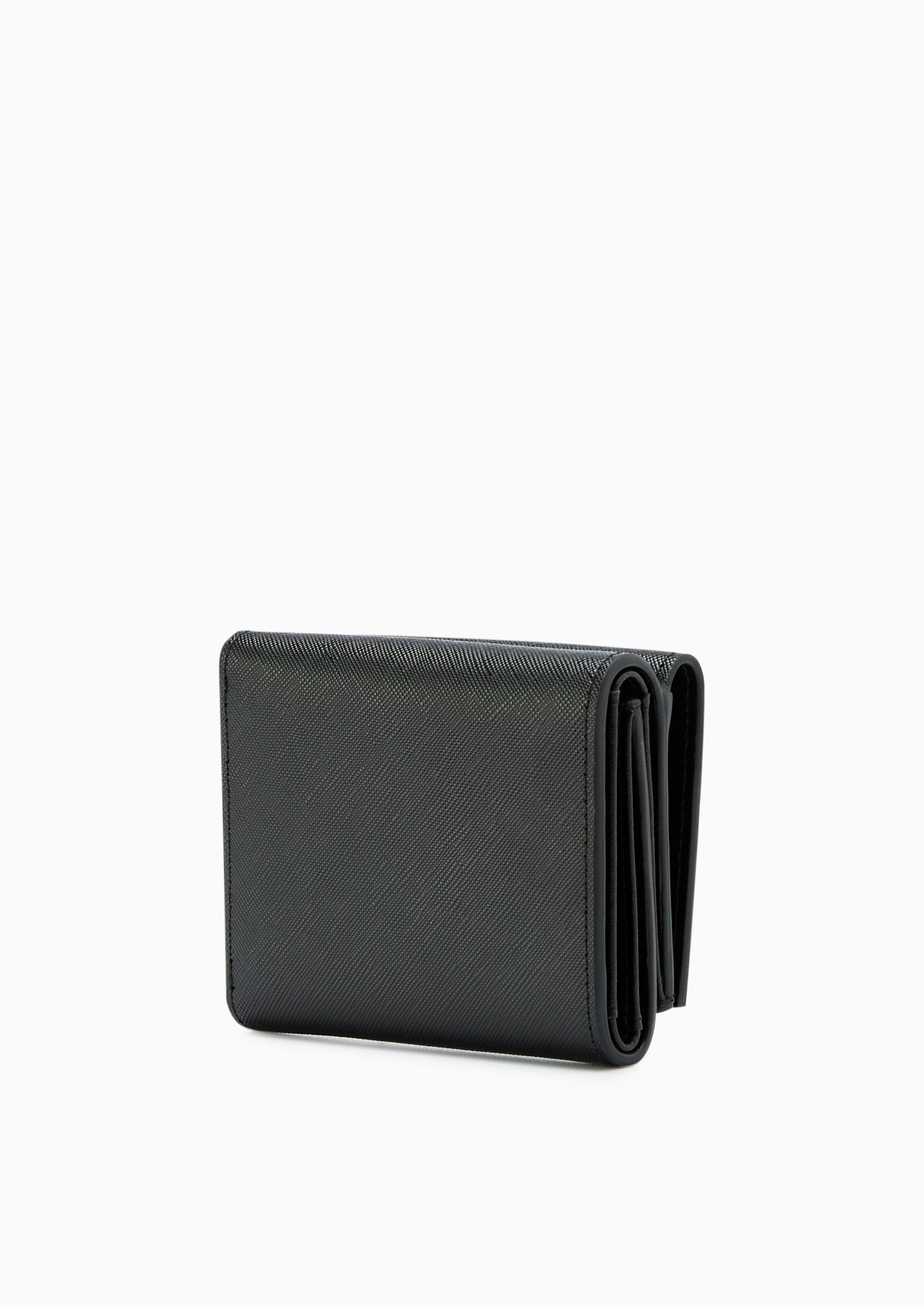 Tove Trifold Short Wallet Black