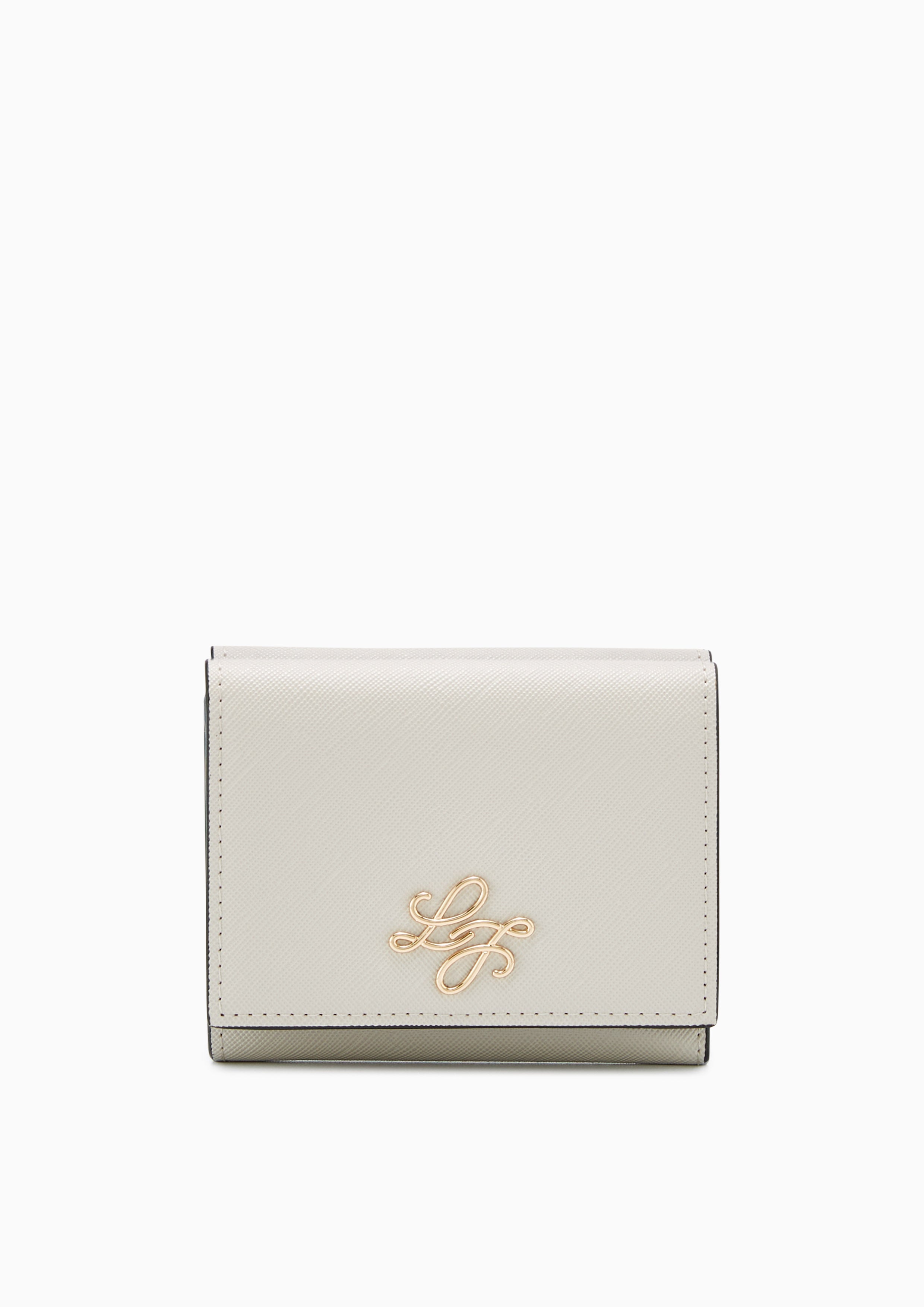 Tove Trifold Short Wallet Light Grey