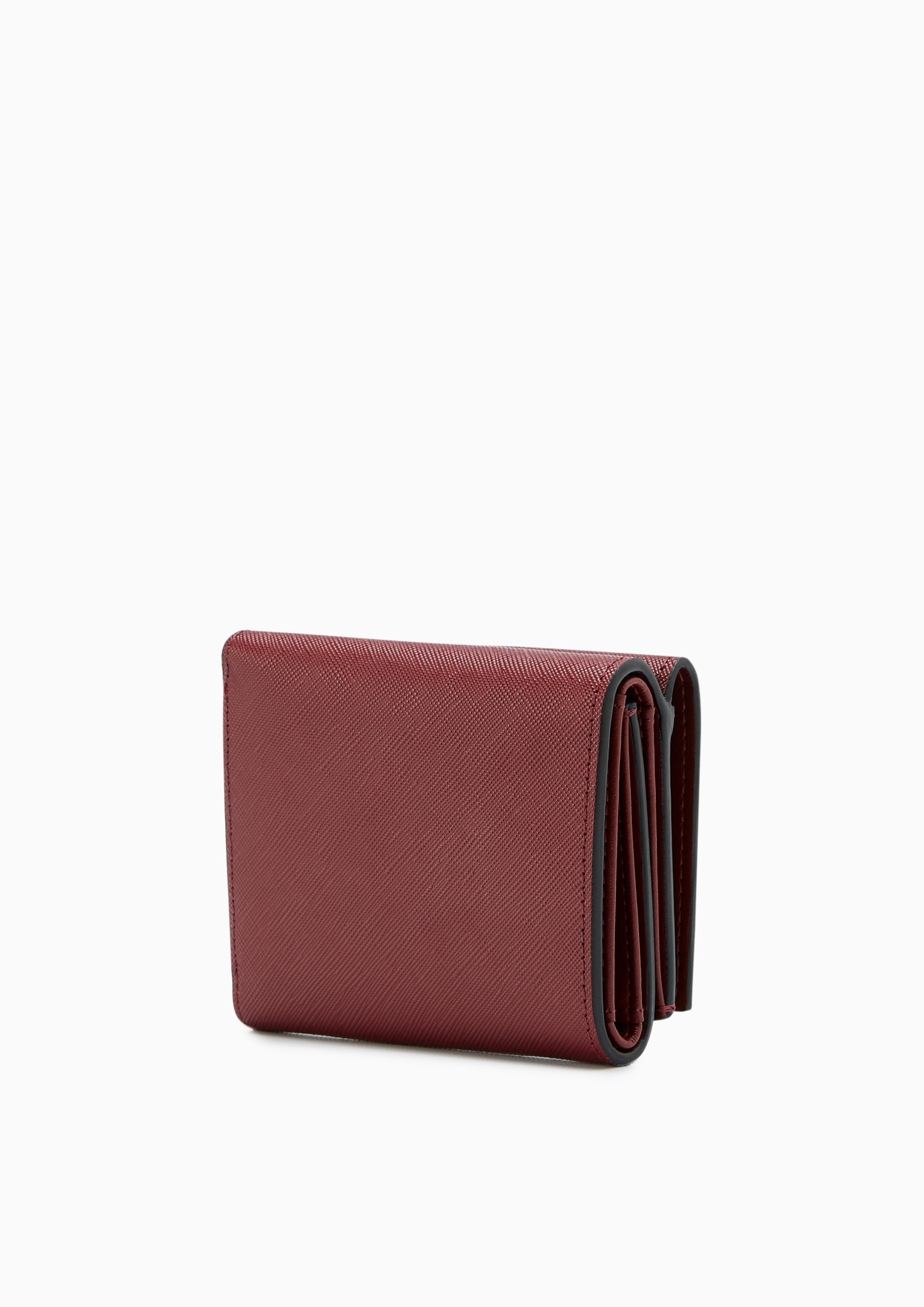 Tove Trifold Short Wallet Dark Red