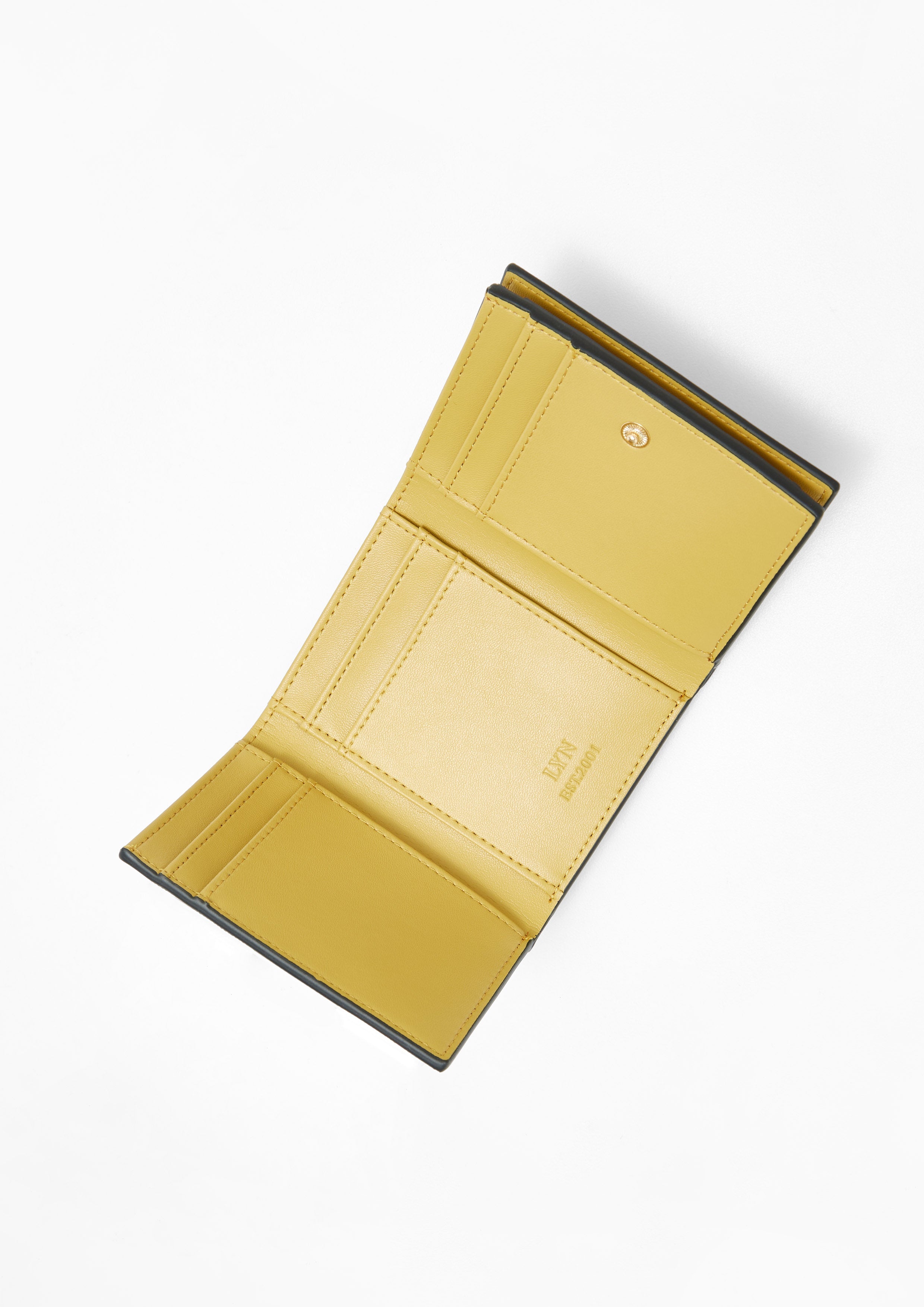 Tove Trifold Short Wallet Yellow