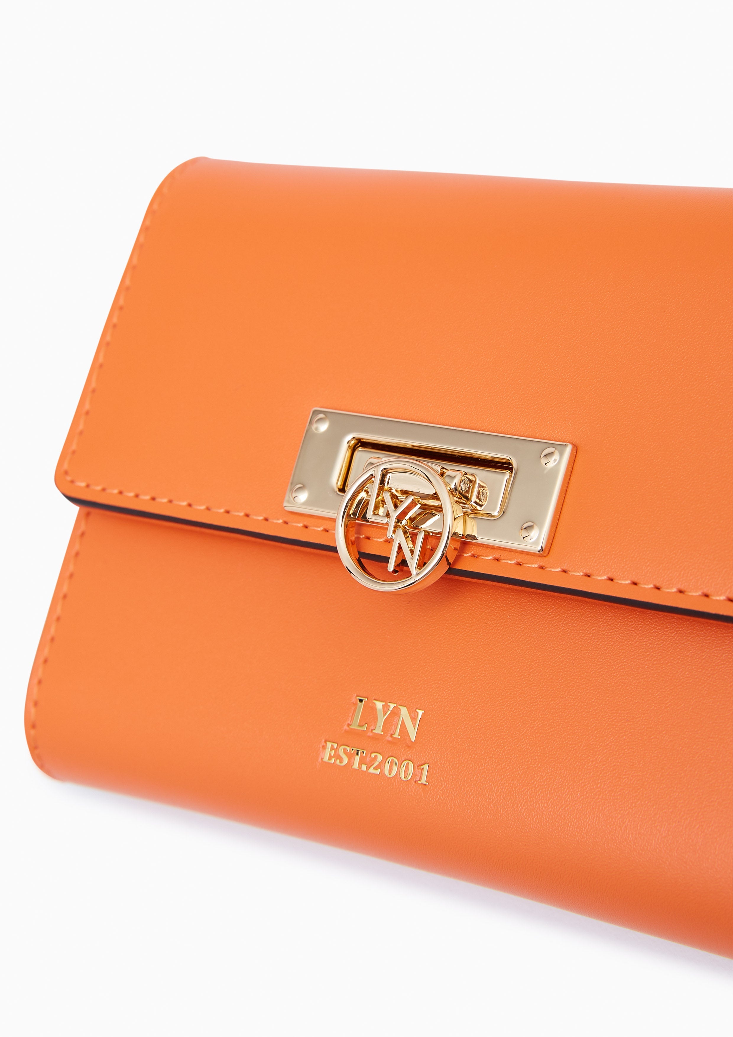 Alana Short Wallet Dark Orange