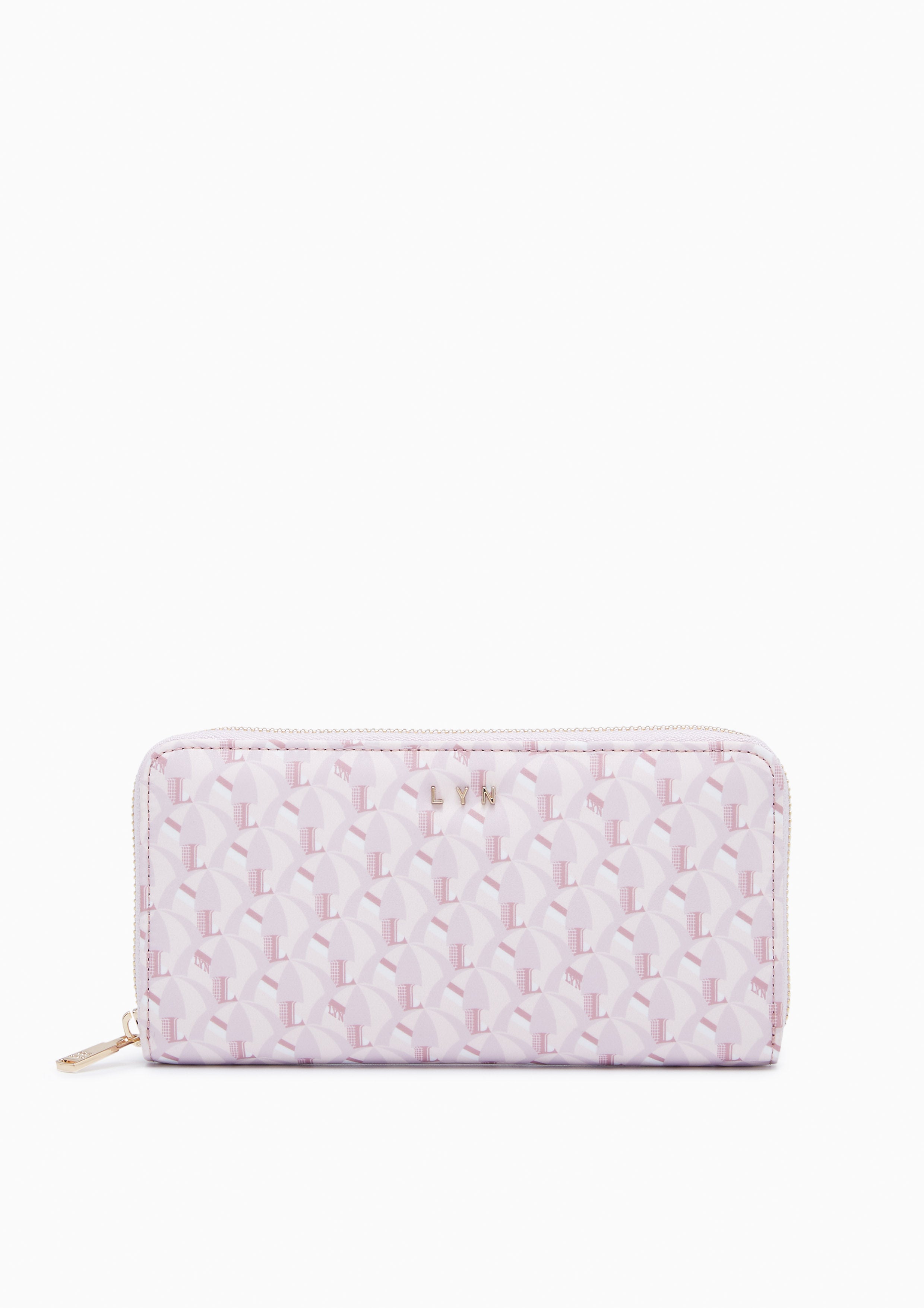 Solona Long Wallet Printed Pink