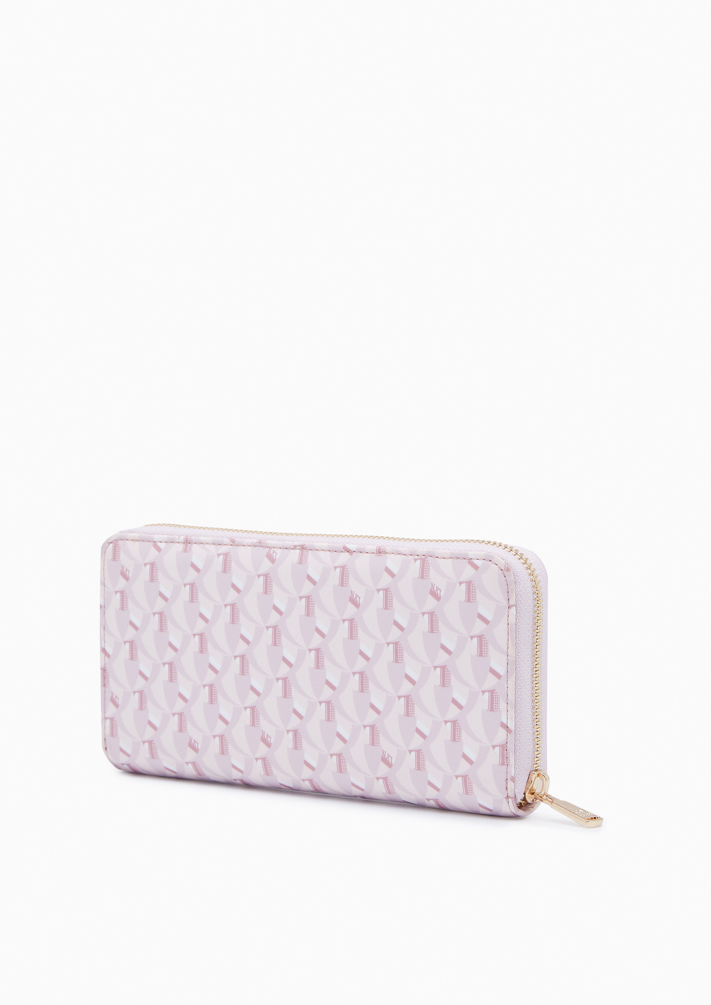 Solona Long Wallet Printed Pink