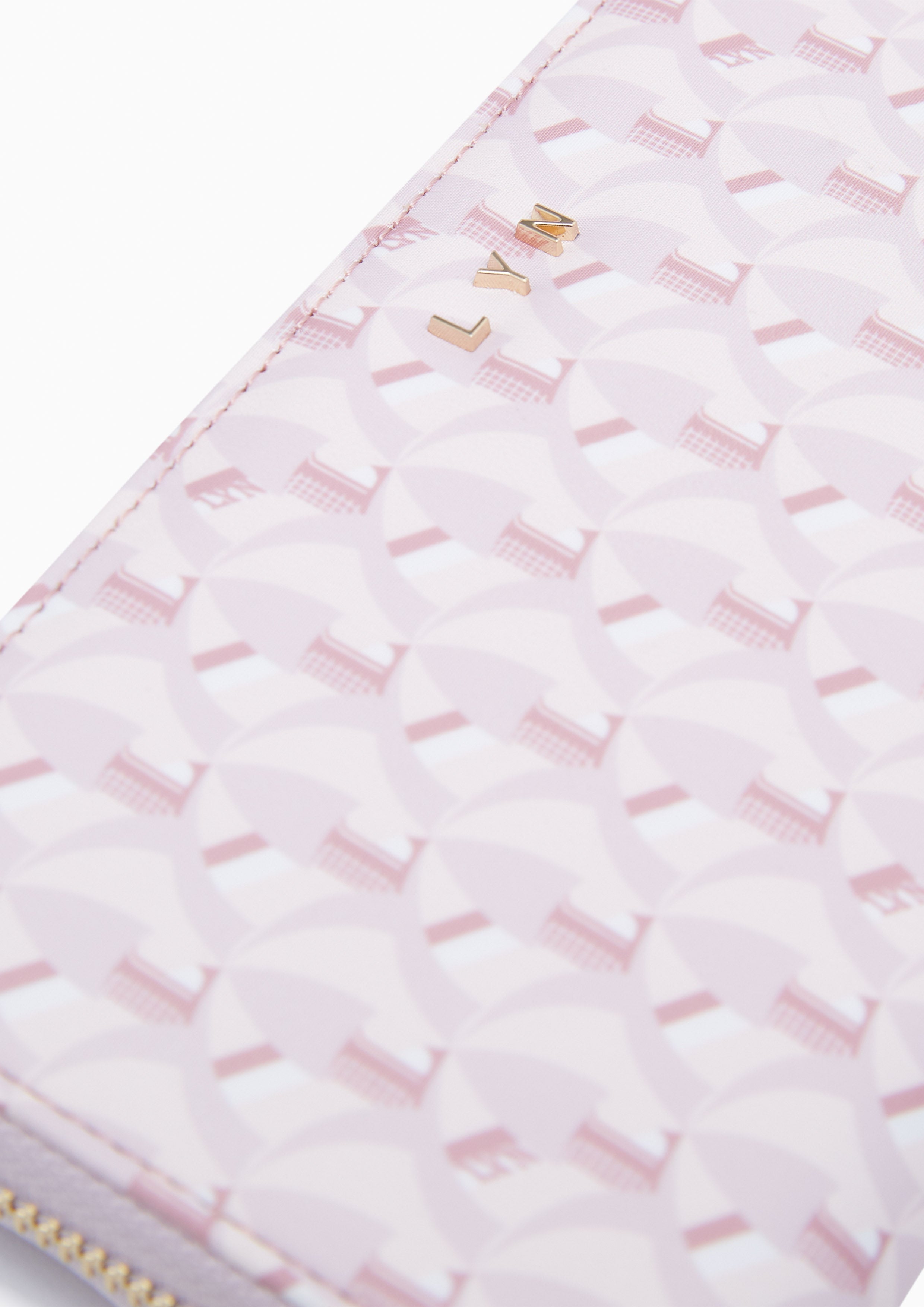 Solona Long Wallet Printed Pink