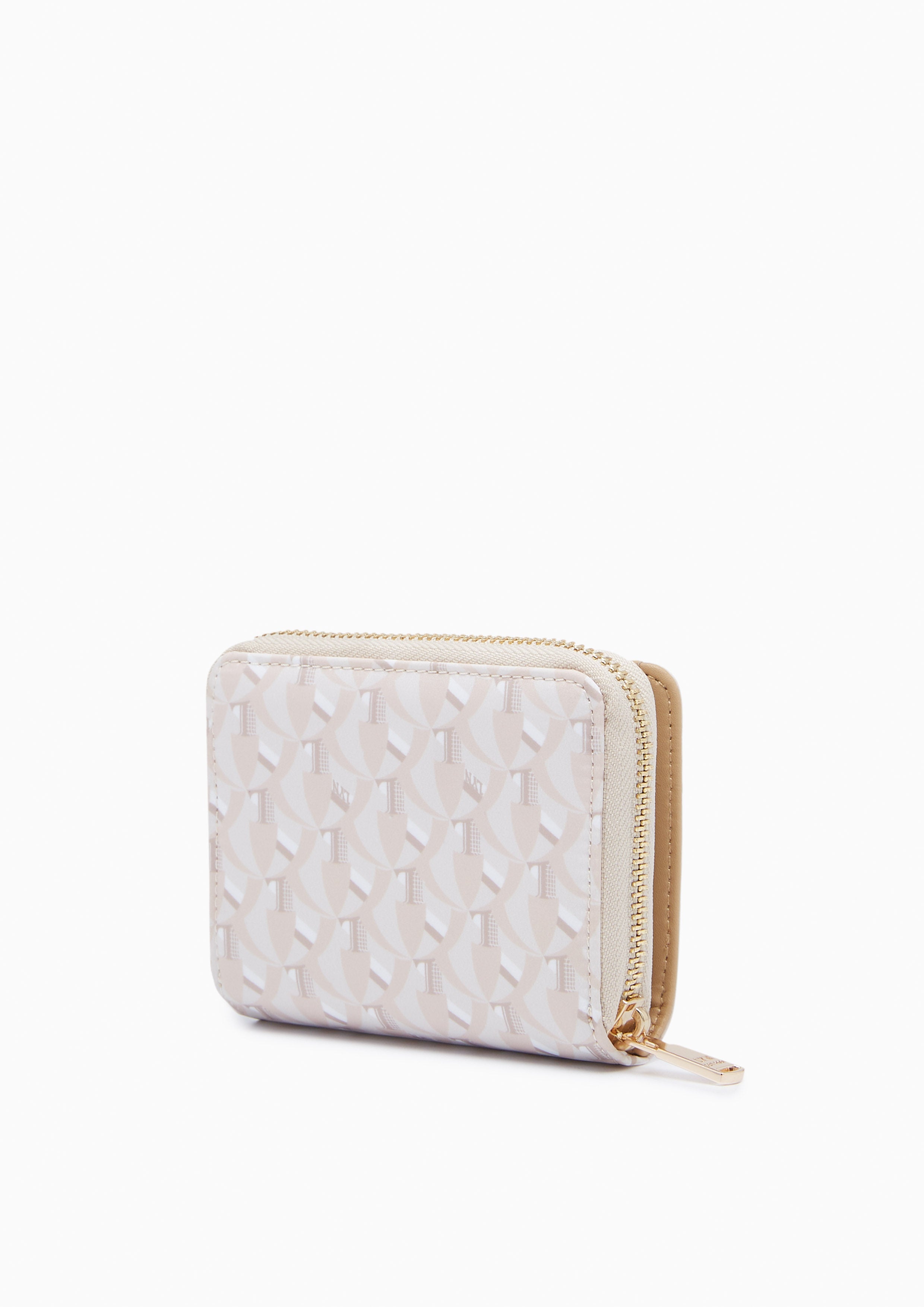 Solana Short Wallet Printed Beige