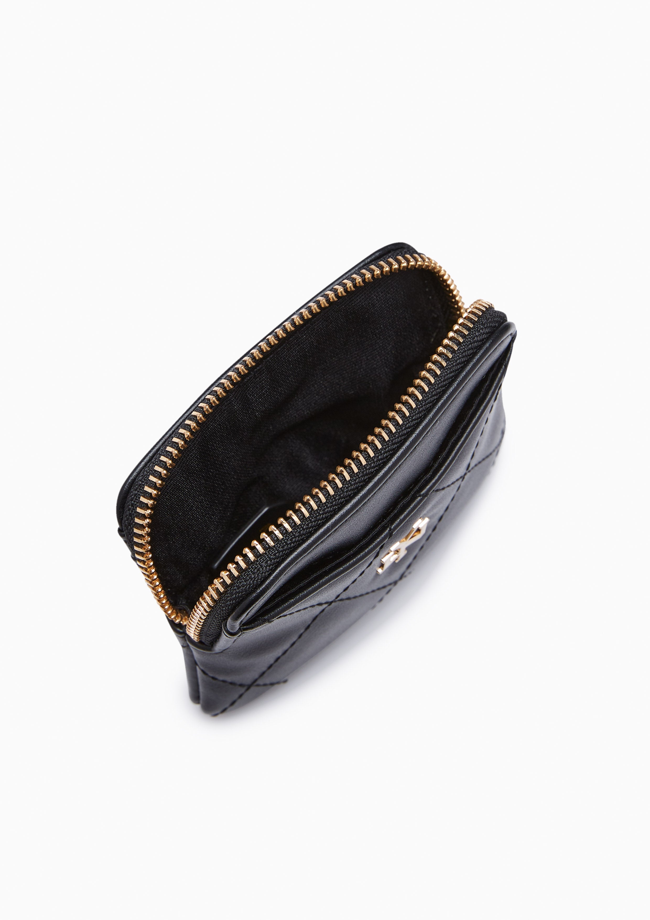 Sherlyn Zipped Coin Purse Black