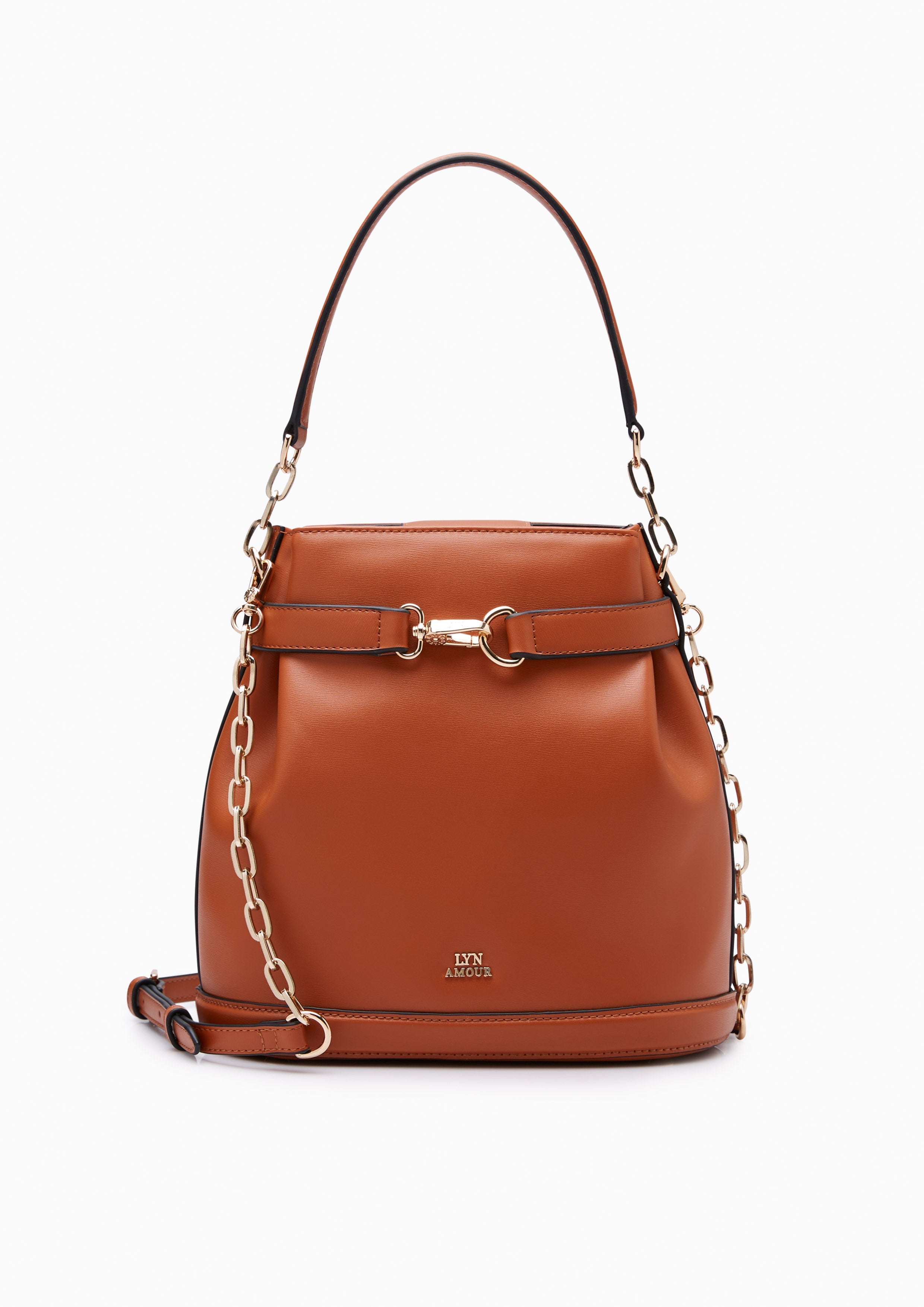 Maria S Bucket Bag Brown