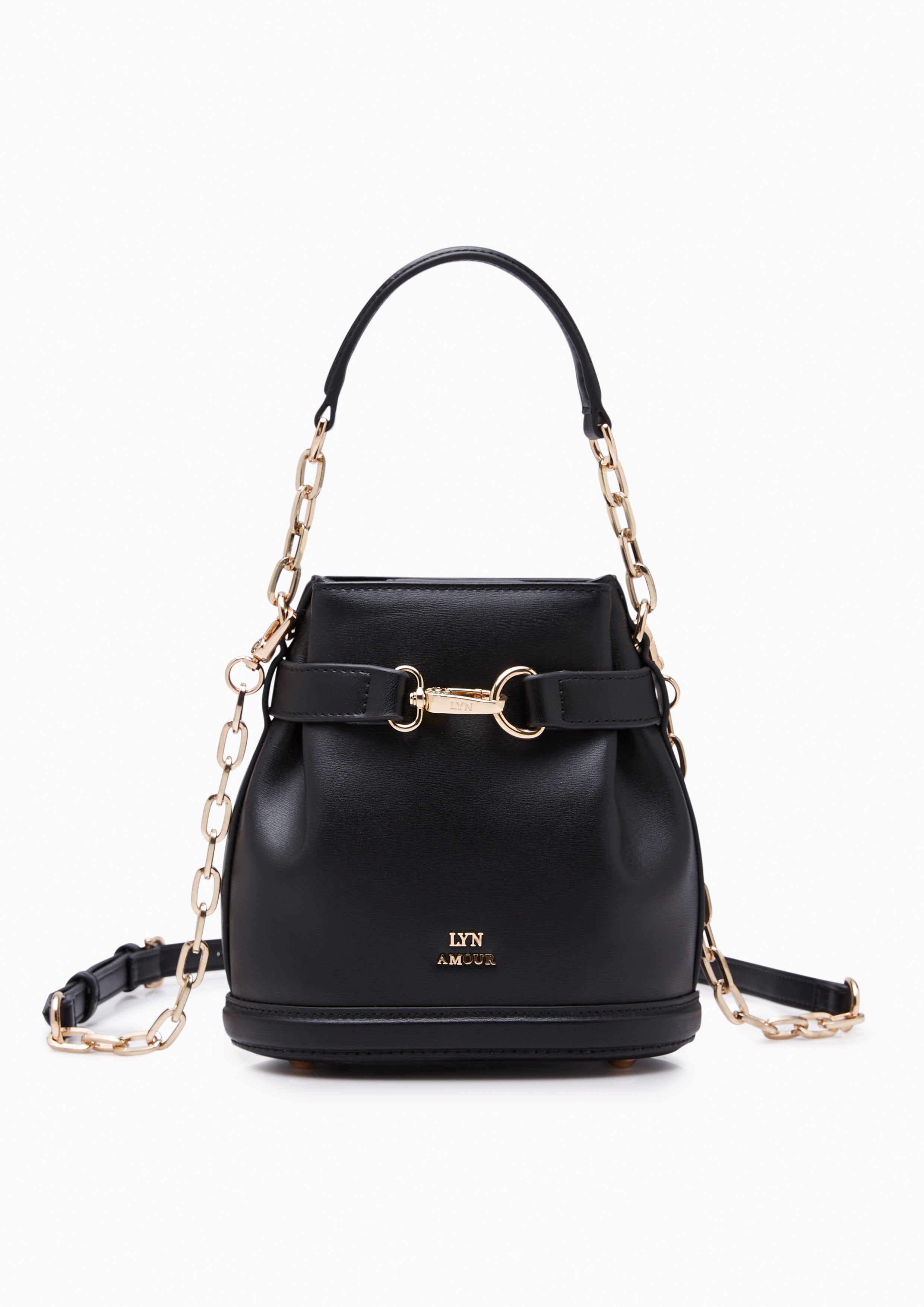 Maria Mini Bucket Bag Black