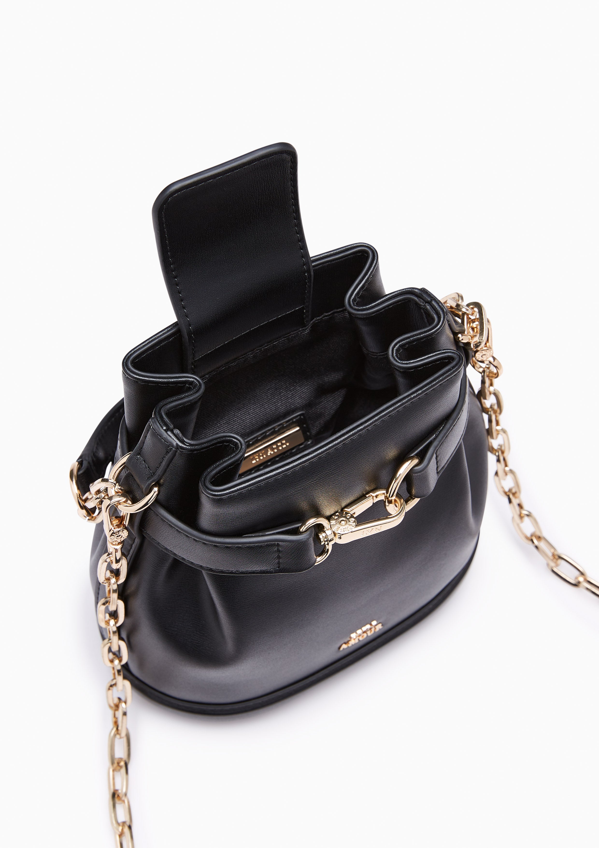 Maria Mini Bucket Bag Black