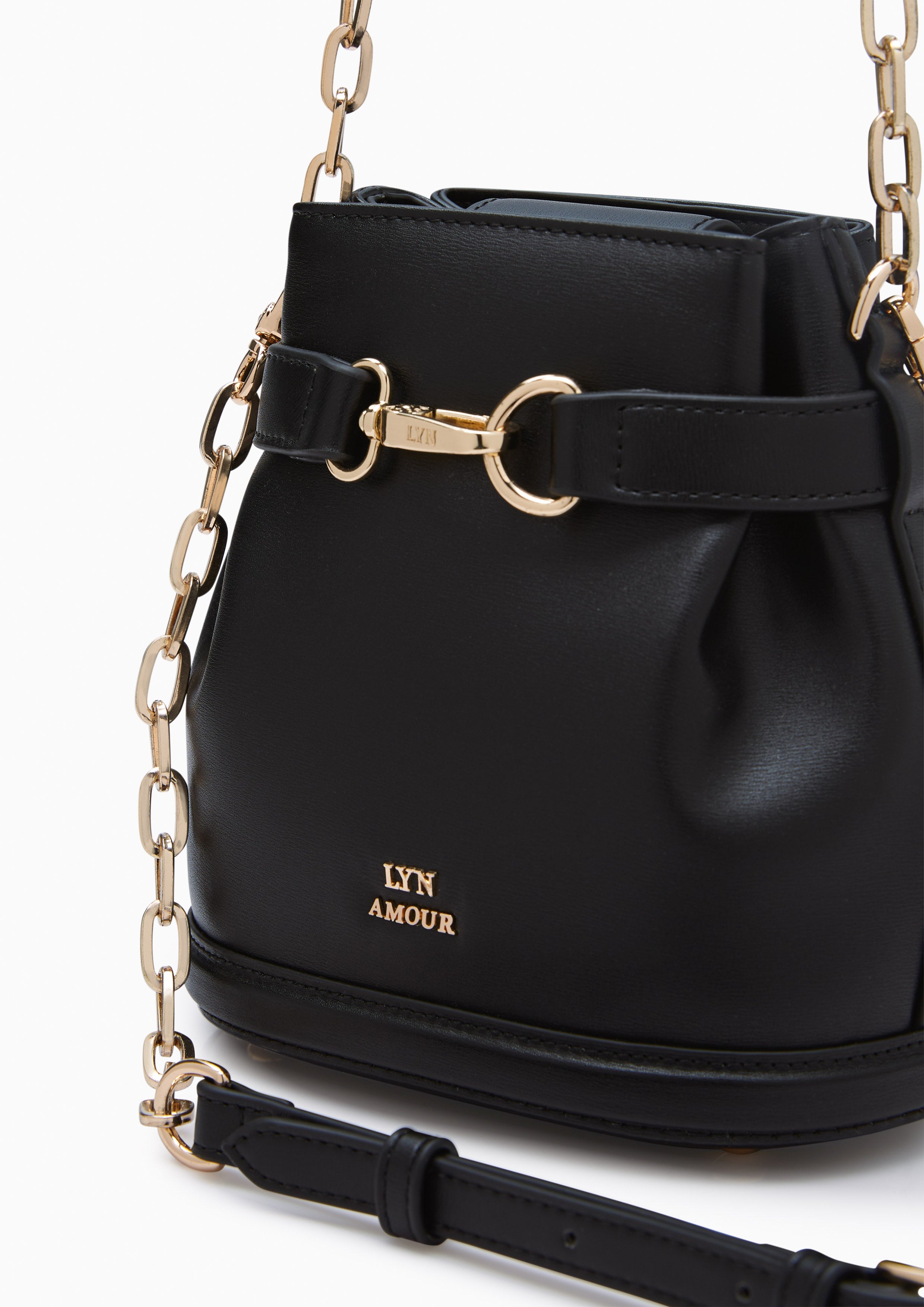 Maria Mini Bucket Bag Black