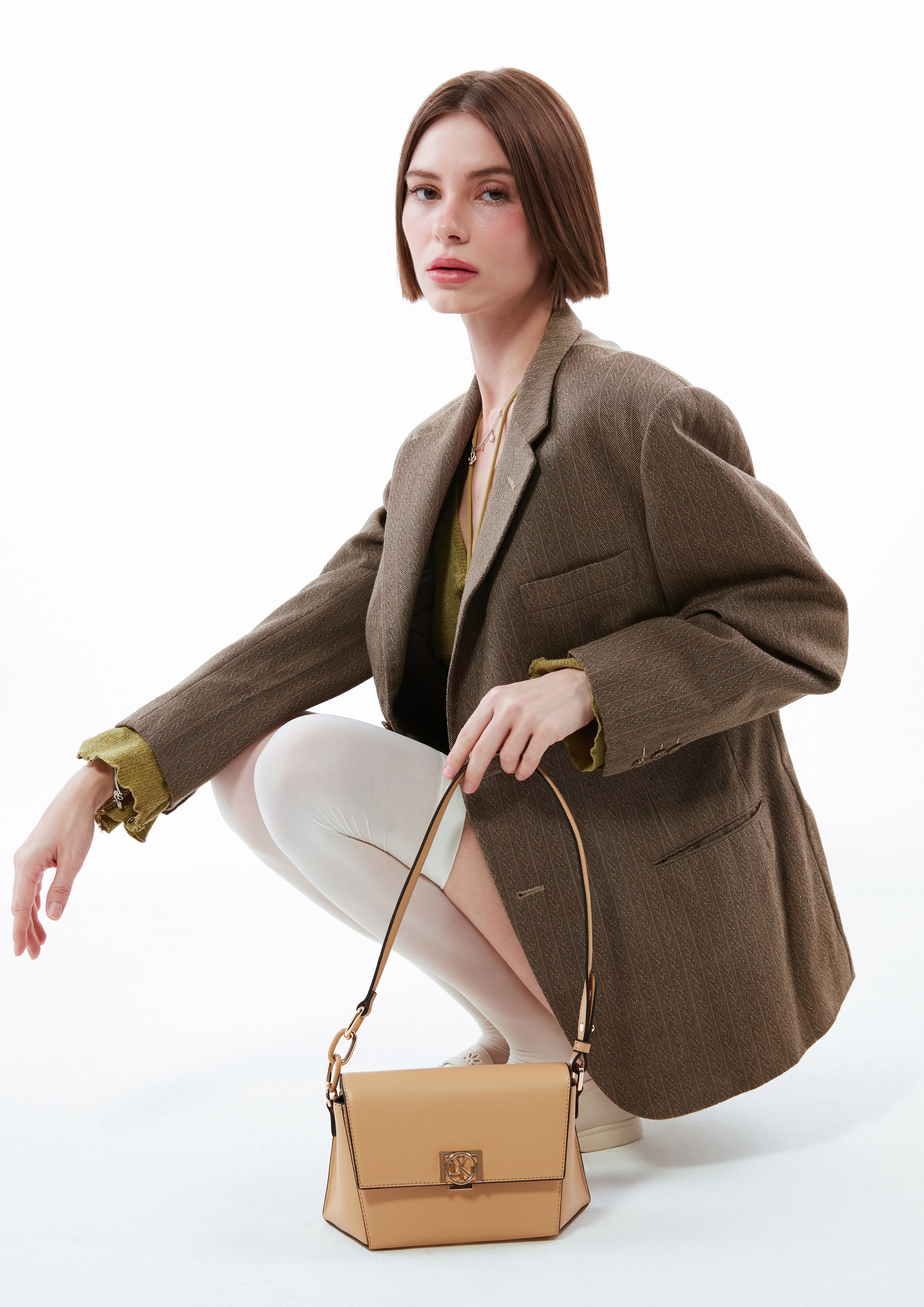 Sista S Shoulderbag Beige