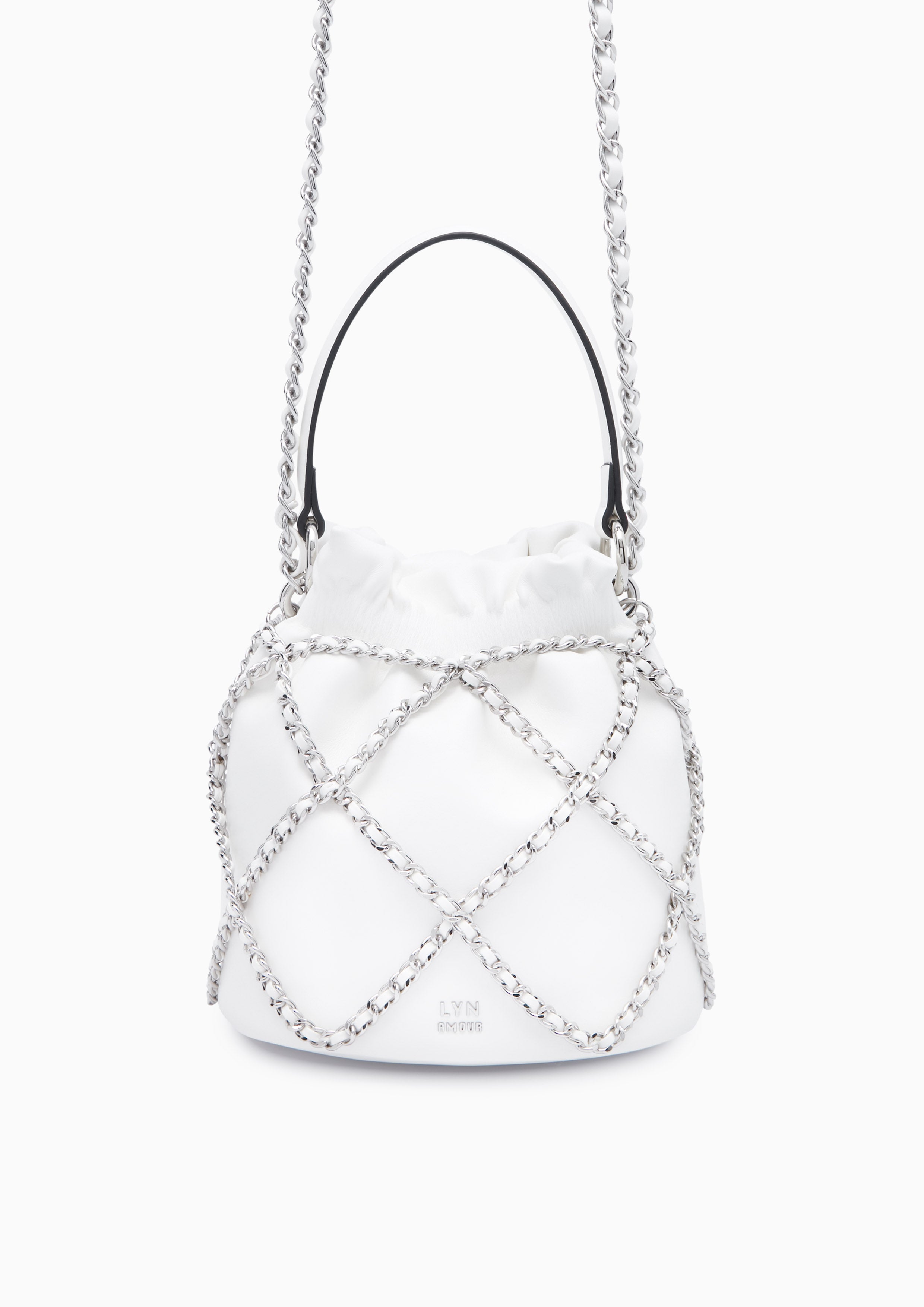 Nebula Bucket Bag White