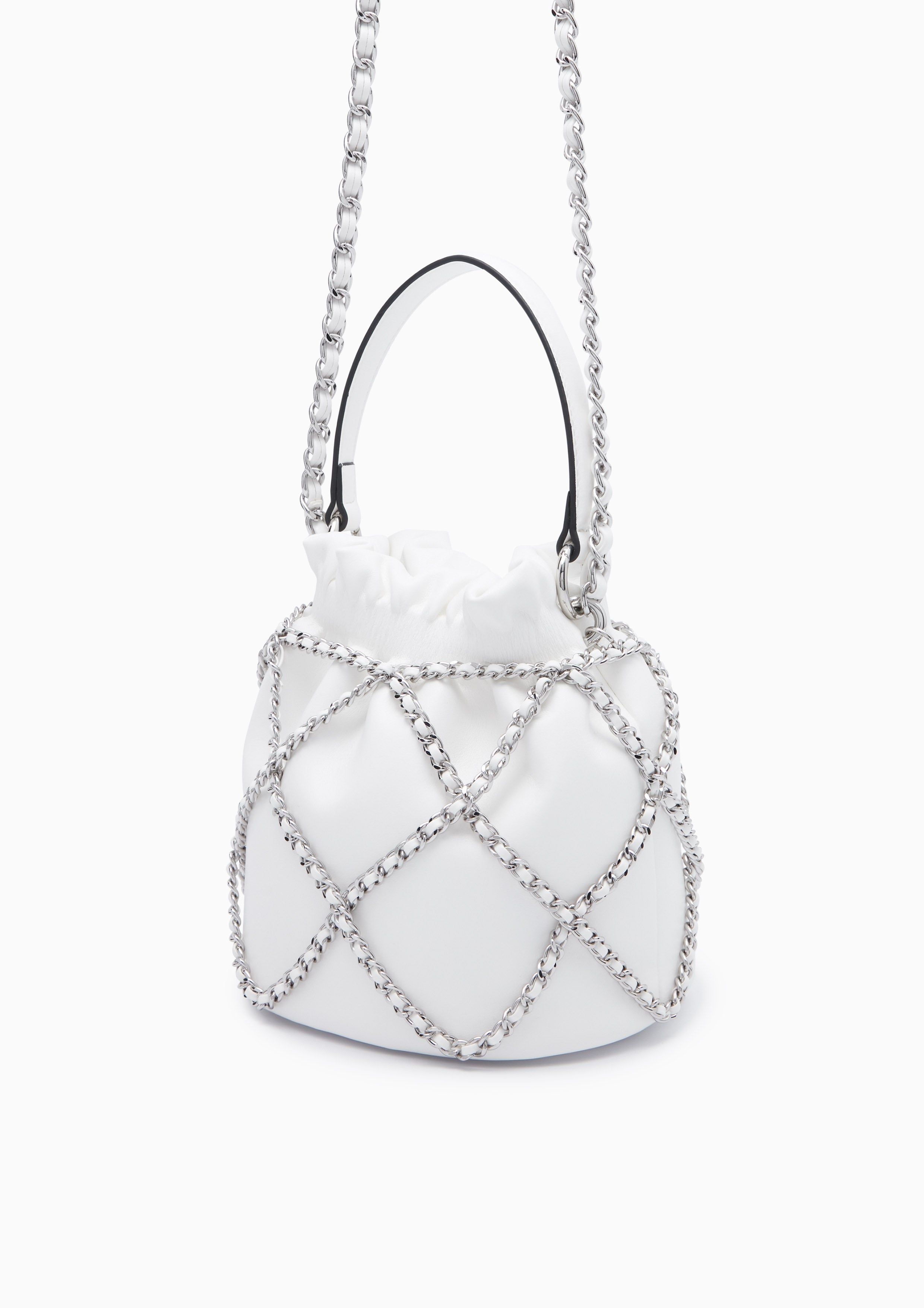 Nebula Bucket Bag White