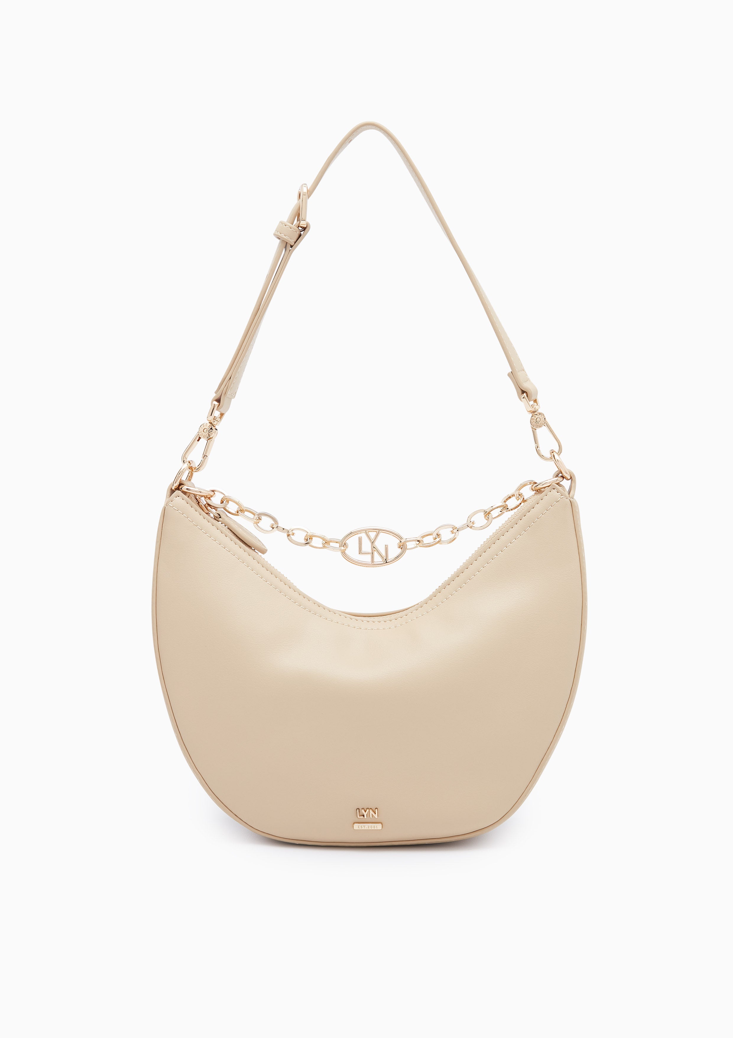 Begga Hobo Crossbody Bag Beige