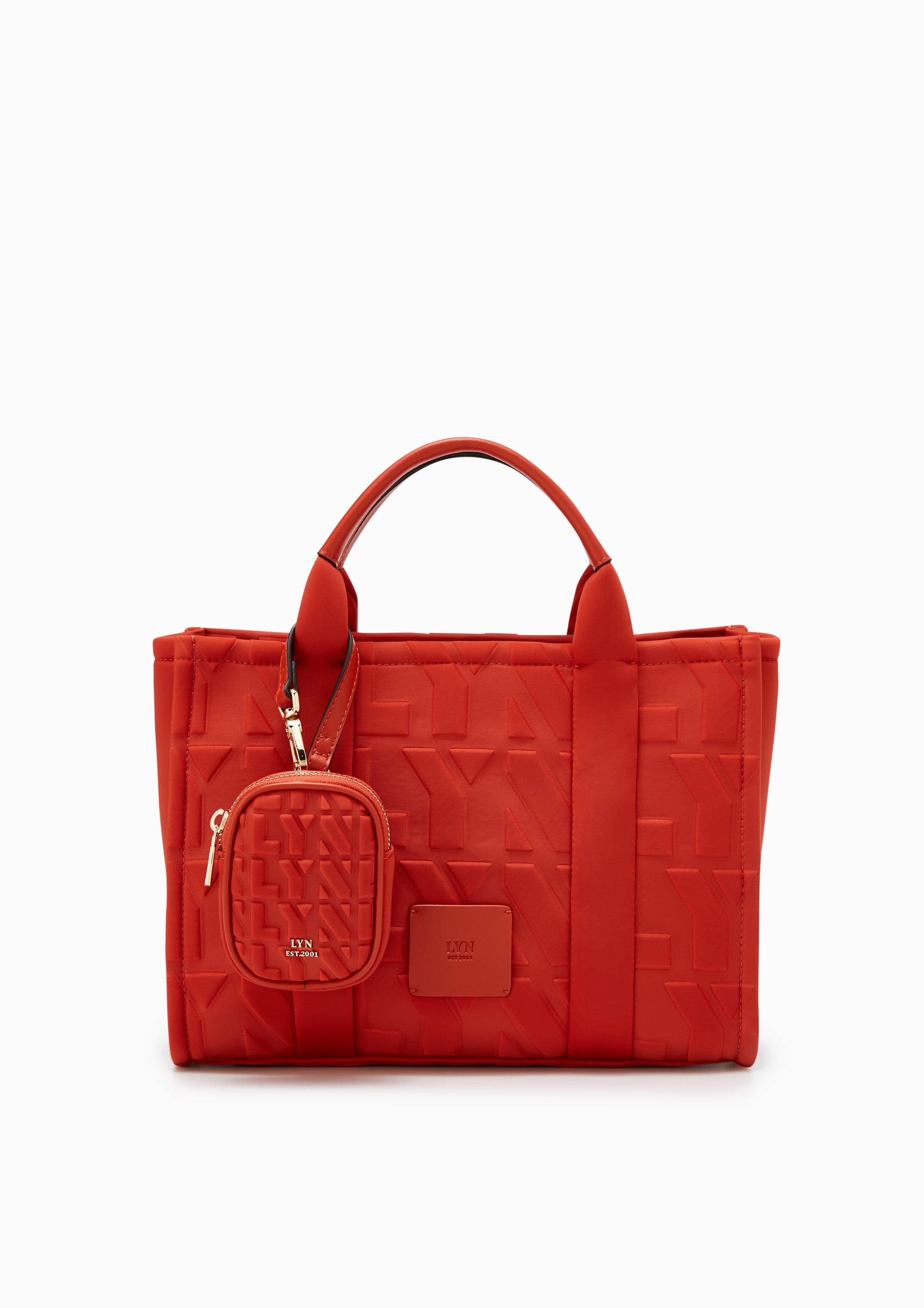 Sheen L Tote Bag Dark Orange