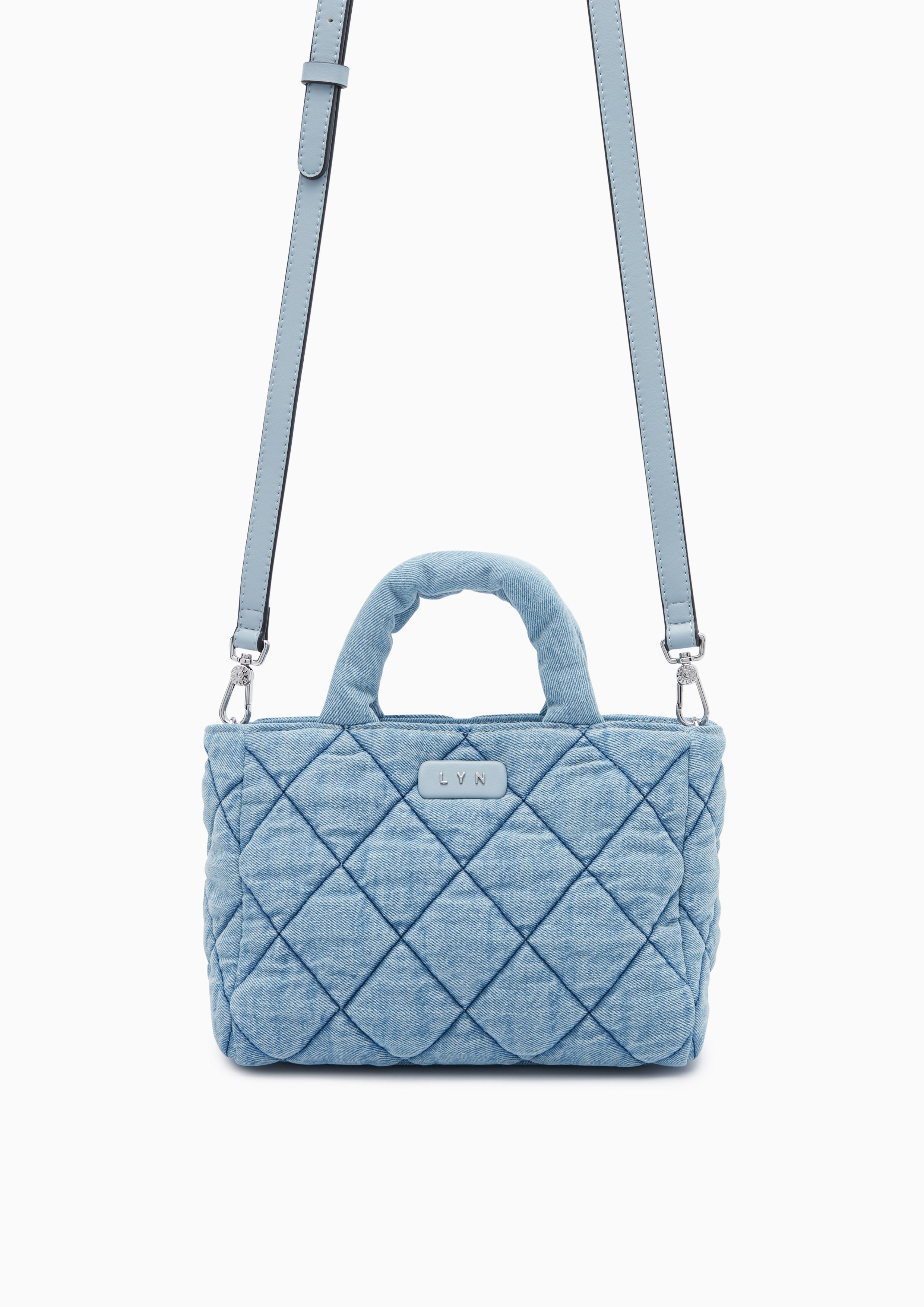 Lora M Tote Bag Light Blue