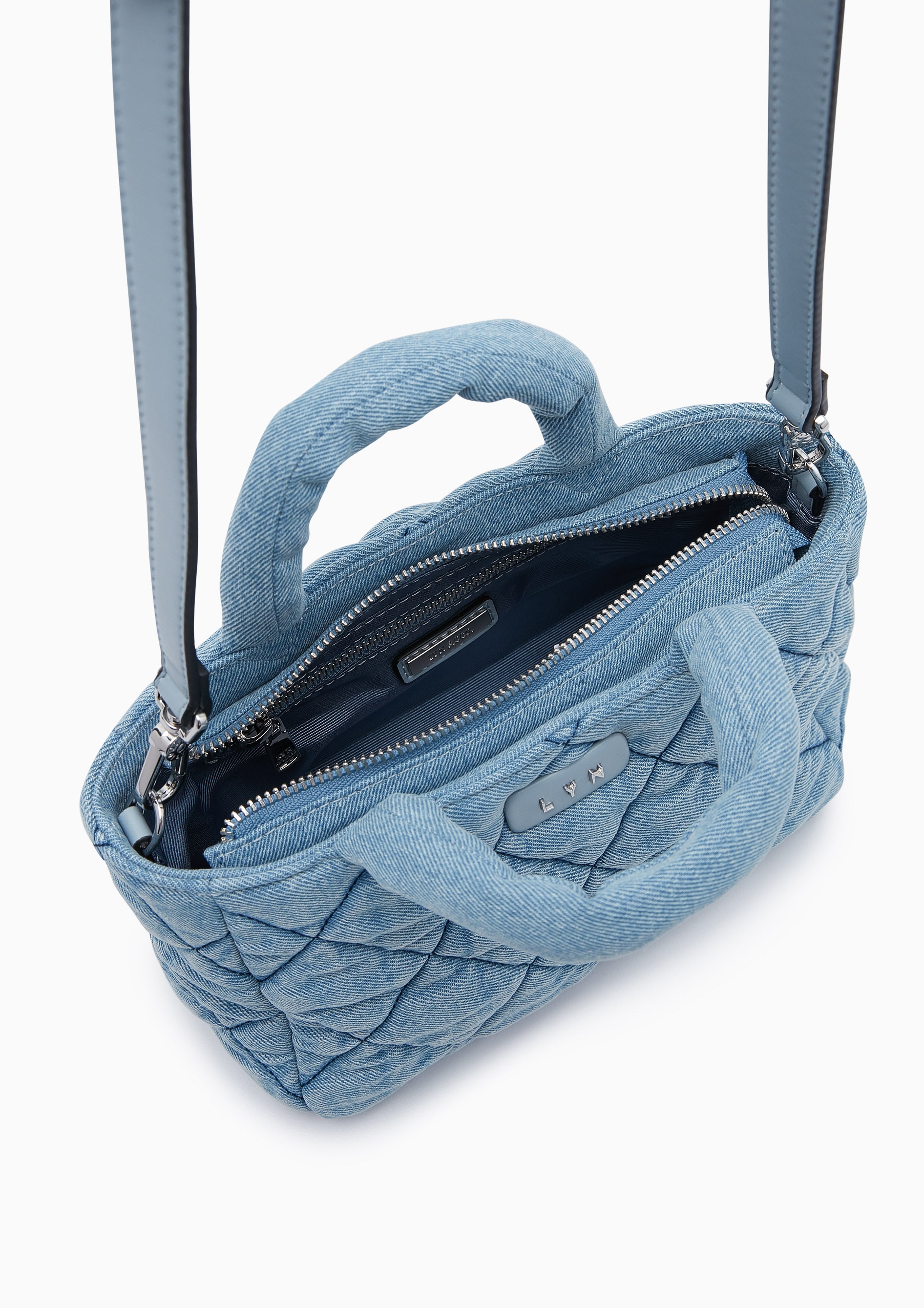 Lora M Tote Bag Light Blue