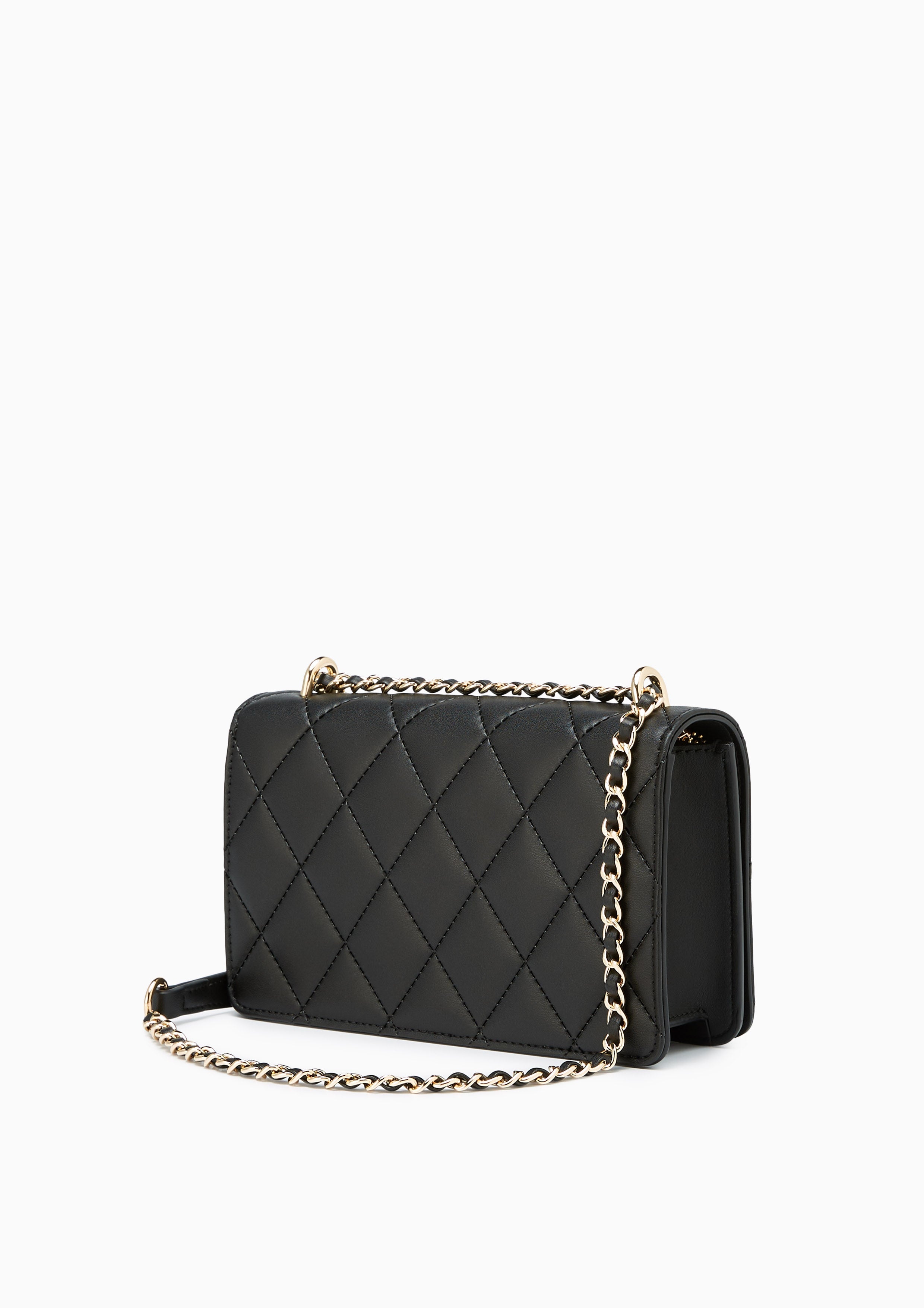 Emma Clutch With Chain Black