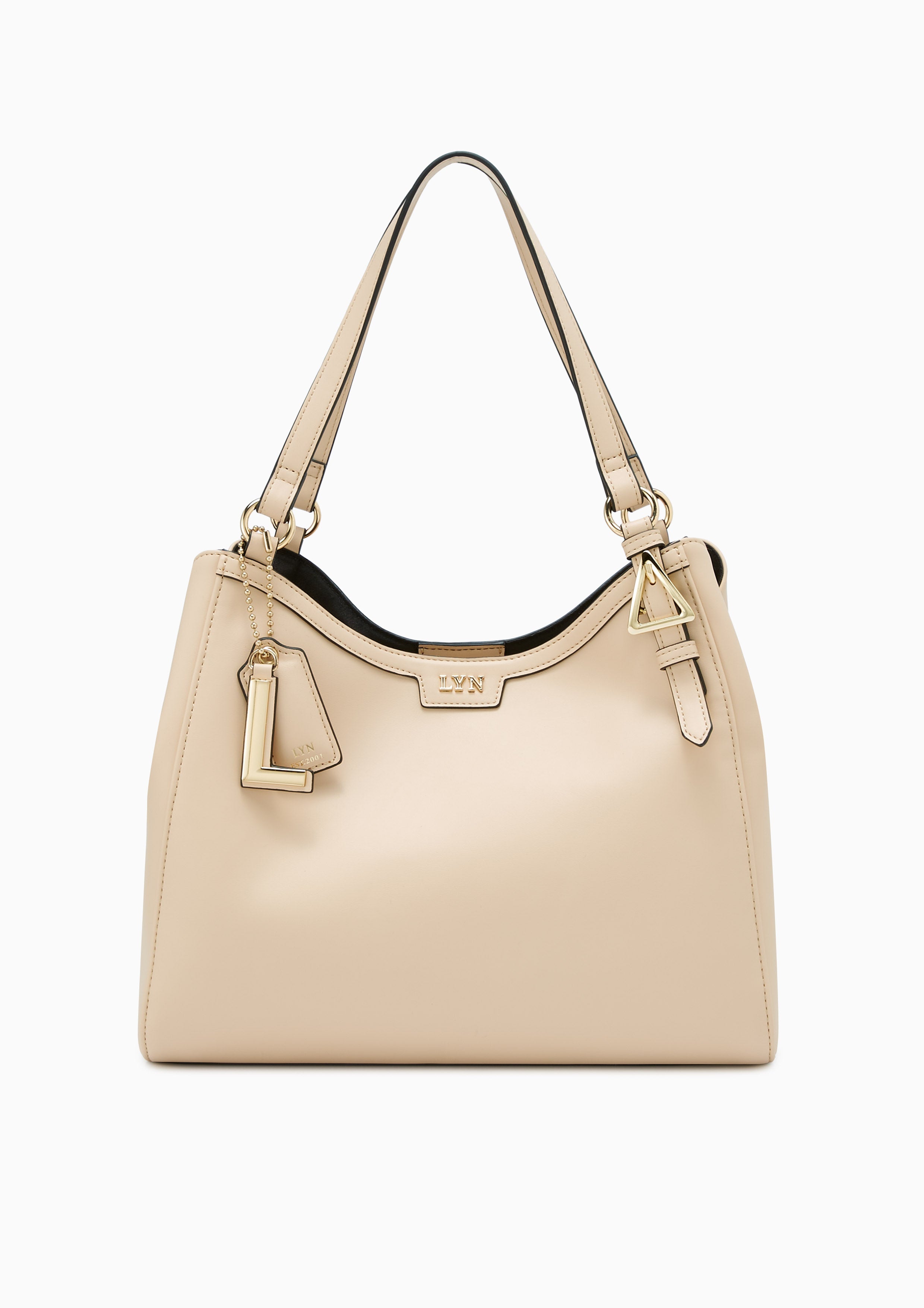 Lilla Hobo Crossbody Bag Beige