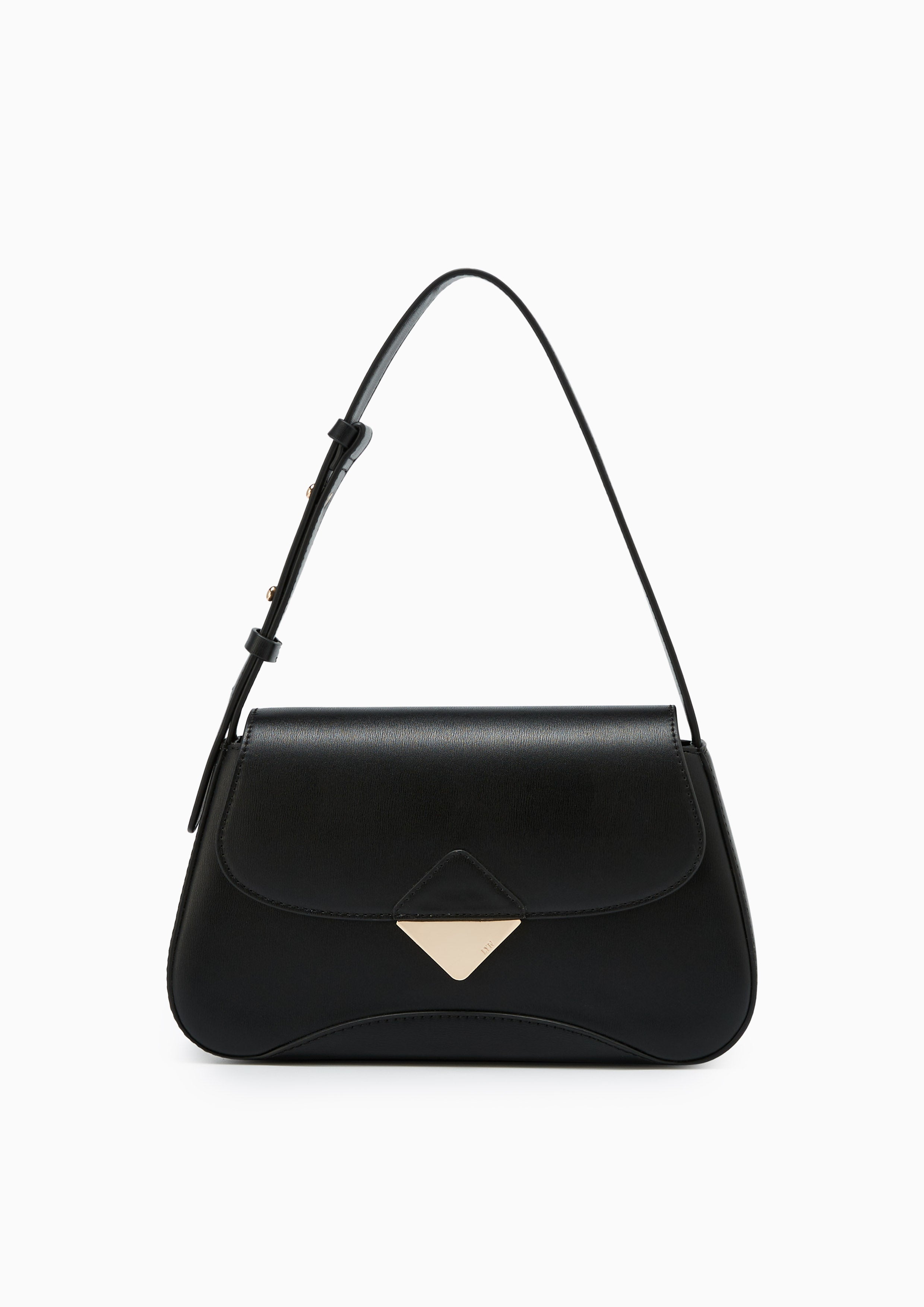 Trangle Shoulder Bag Black