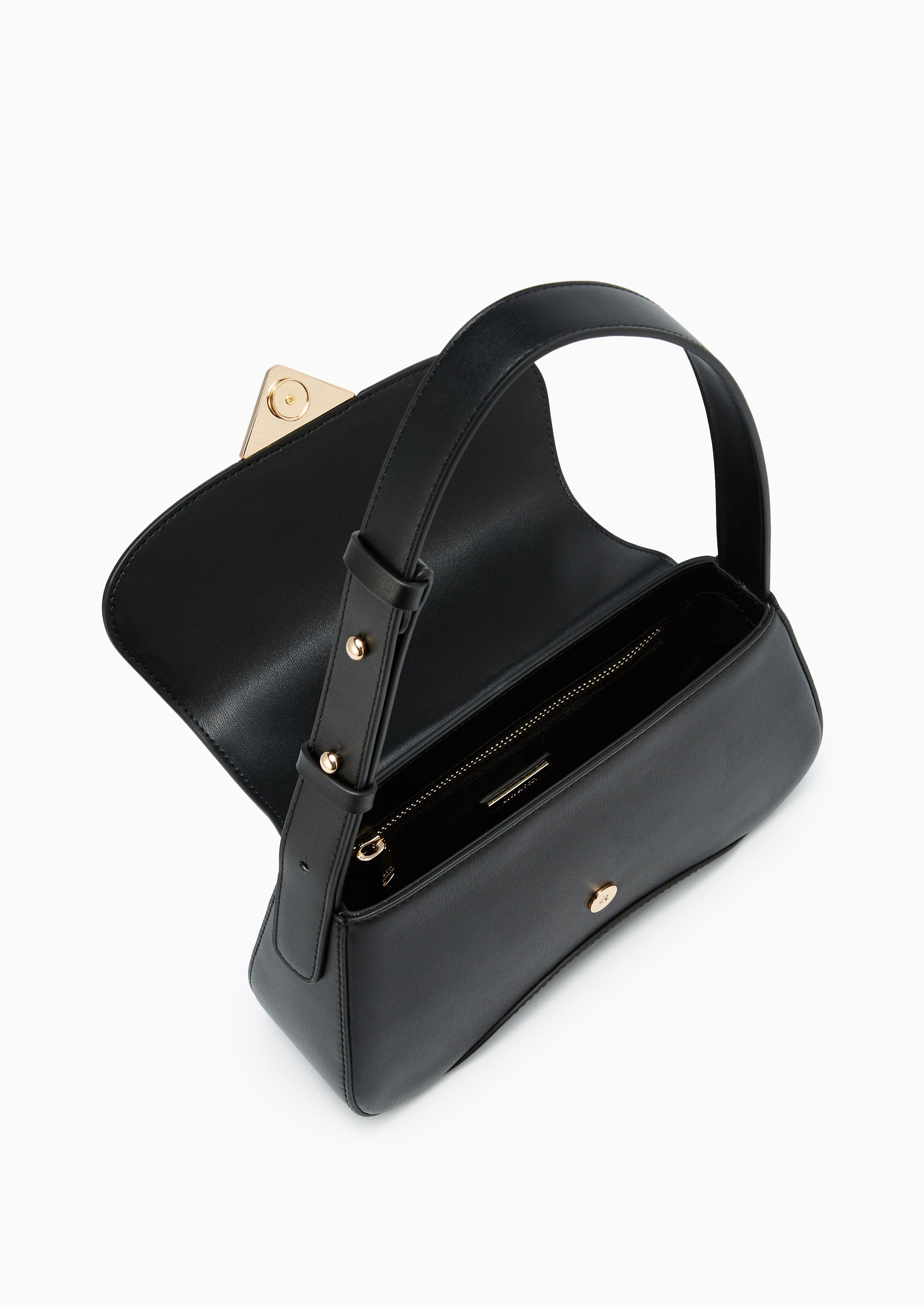 Trangle Shoulder Bag Black