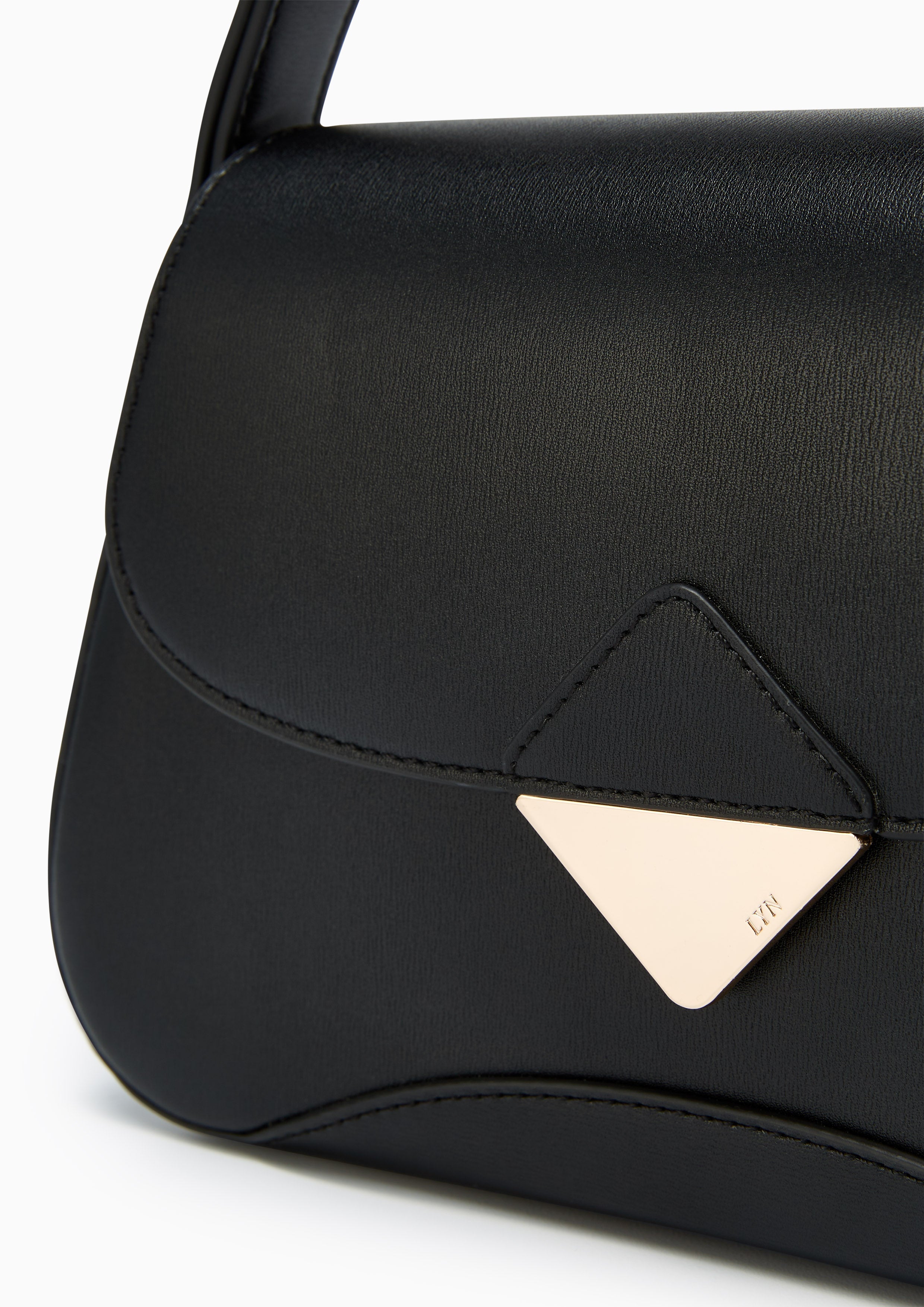 Trangle Shoulder Bag Black