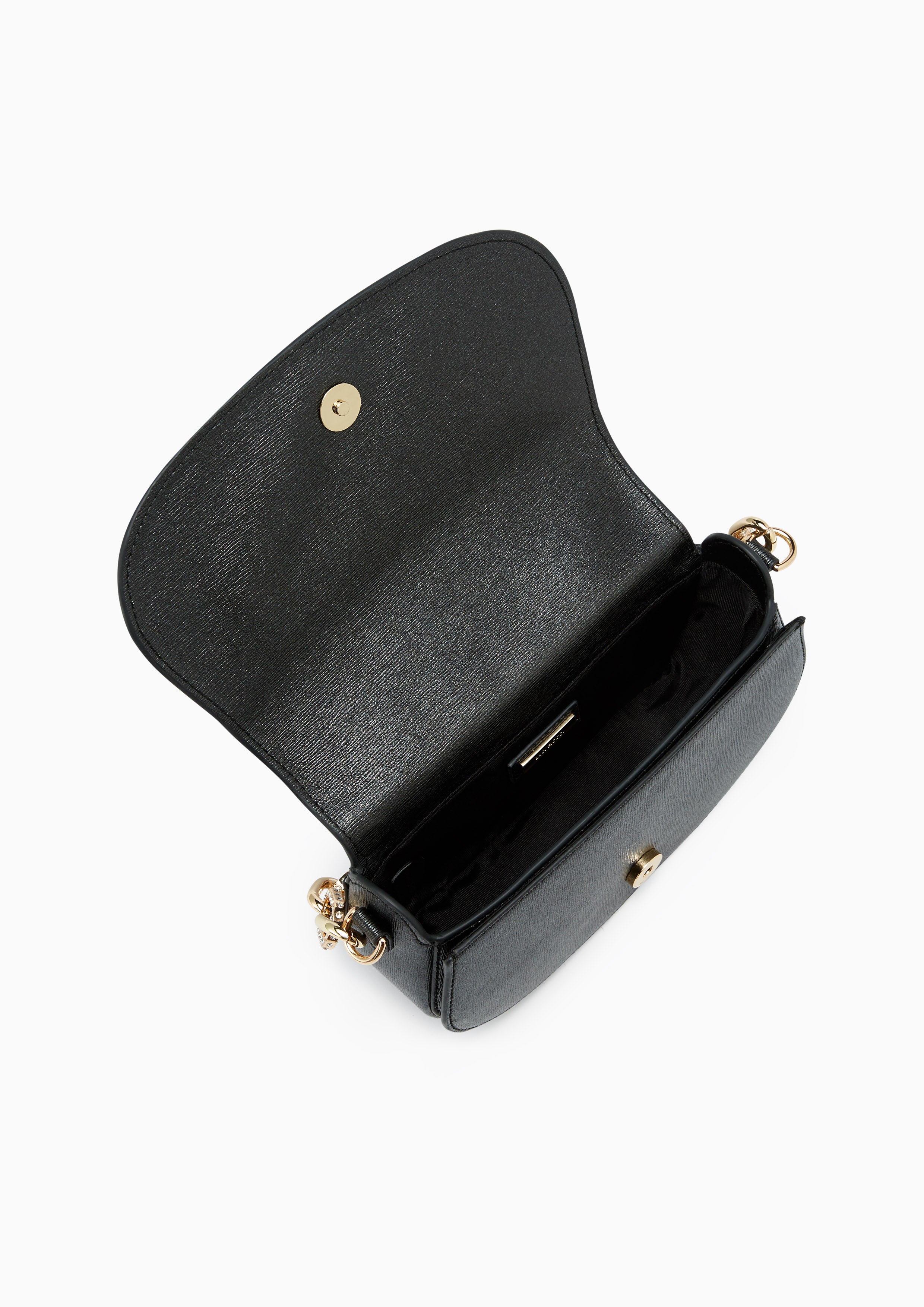 Minnie M Clutch Glitter Black